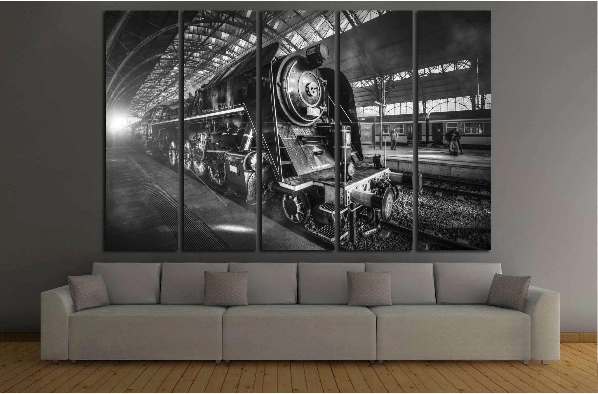 Steam Locomotive №234 Ready to Hang Canvas Print - Zellart Canvas Prints ALL_Products, wd-234