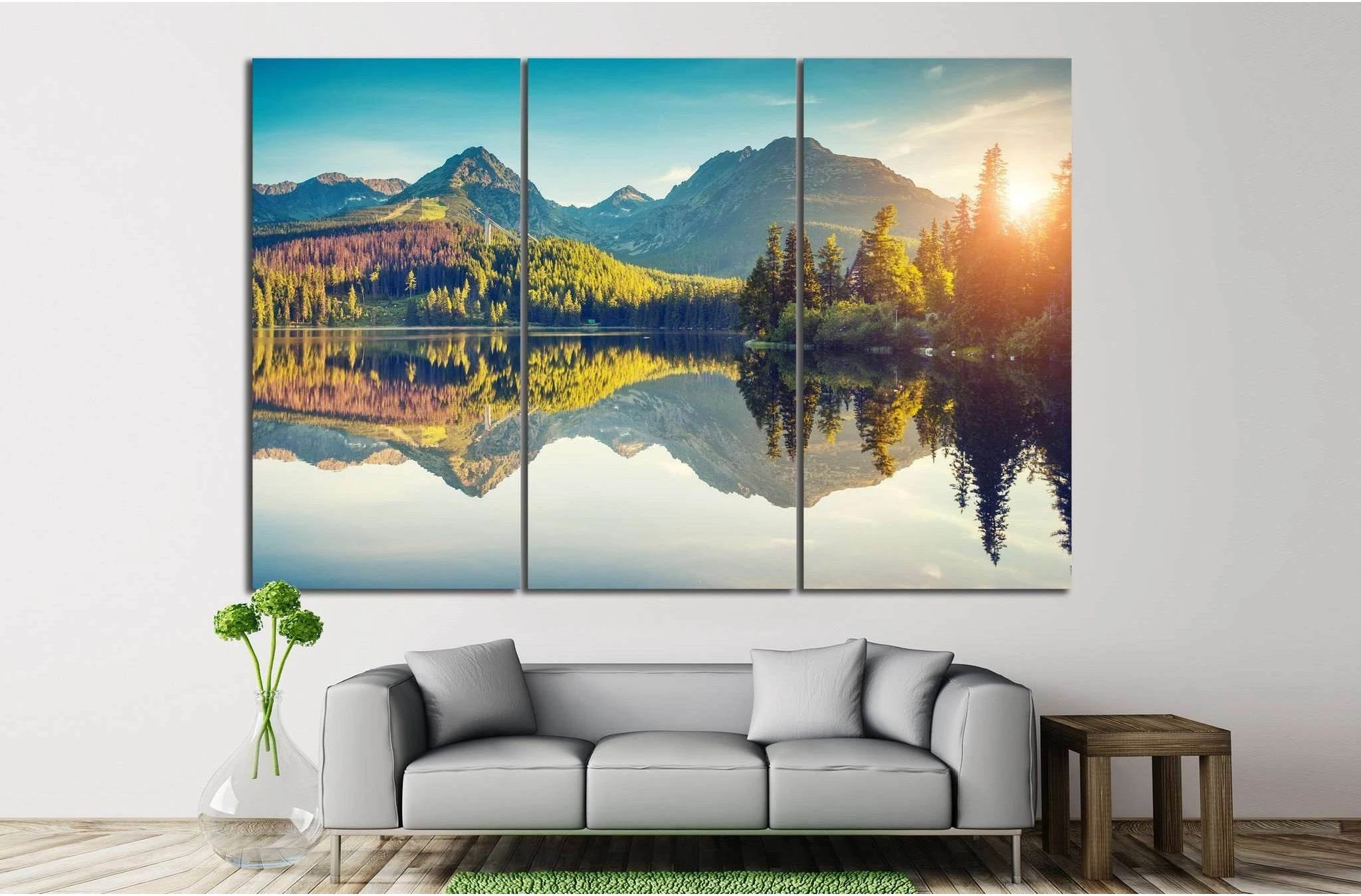 Strbske pleso, Slovakia, №611 Ready to Hang Canvas Print - Zellart Canvas Prints ALL_Products, s-611