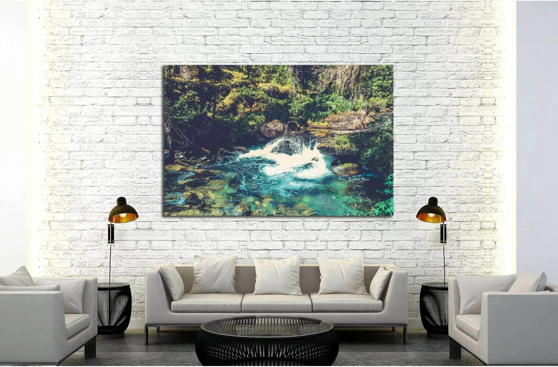 Summer Day in the Forest №2519 Ready to Hang Canvas Print - Zellart Canvas Prints ALL_Products, s-2519