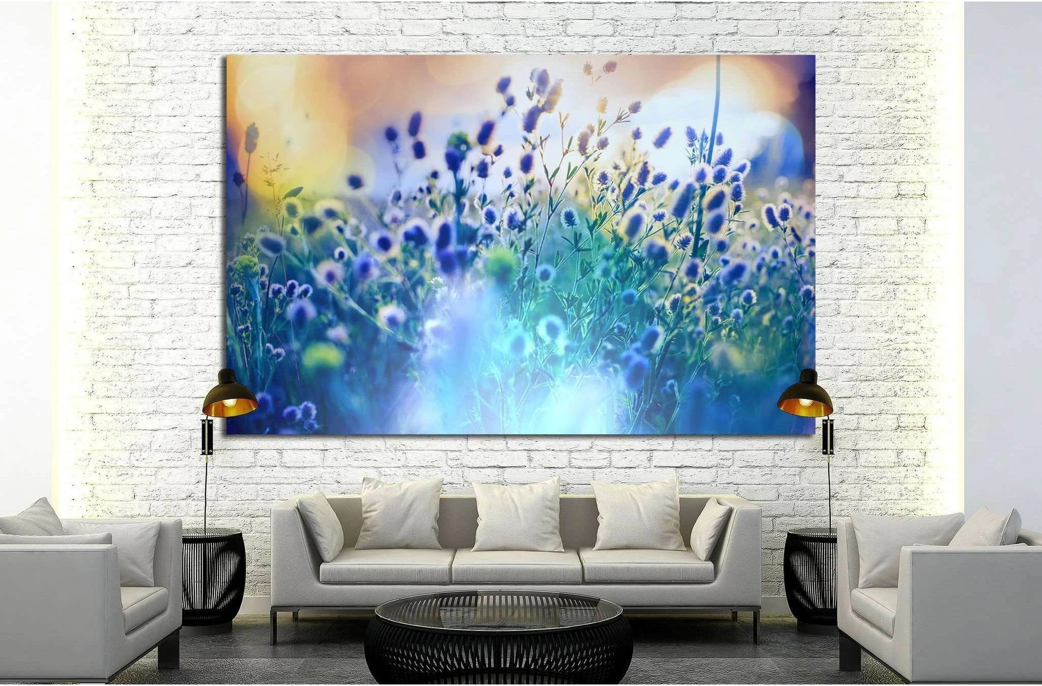 Summer flowers meadow №28 Ready to Hang Canvas Print - Zellart Canvas Prints ALL_Products, s-28