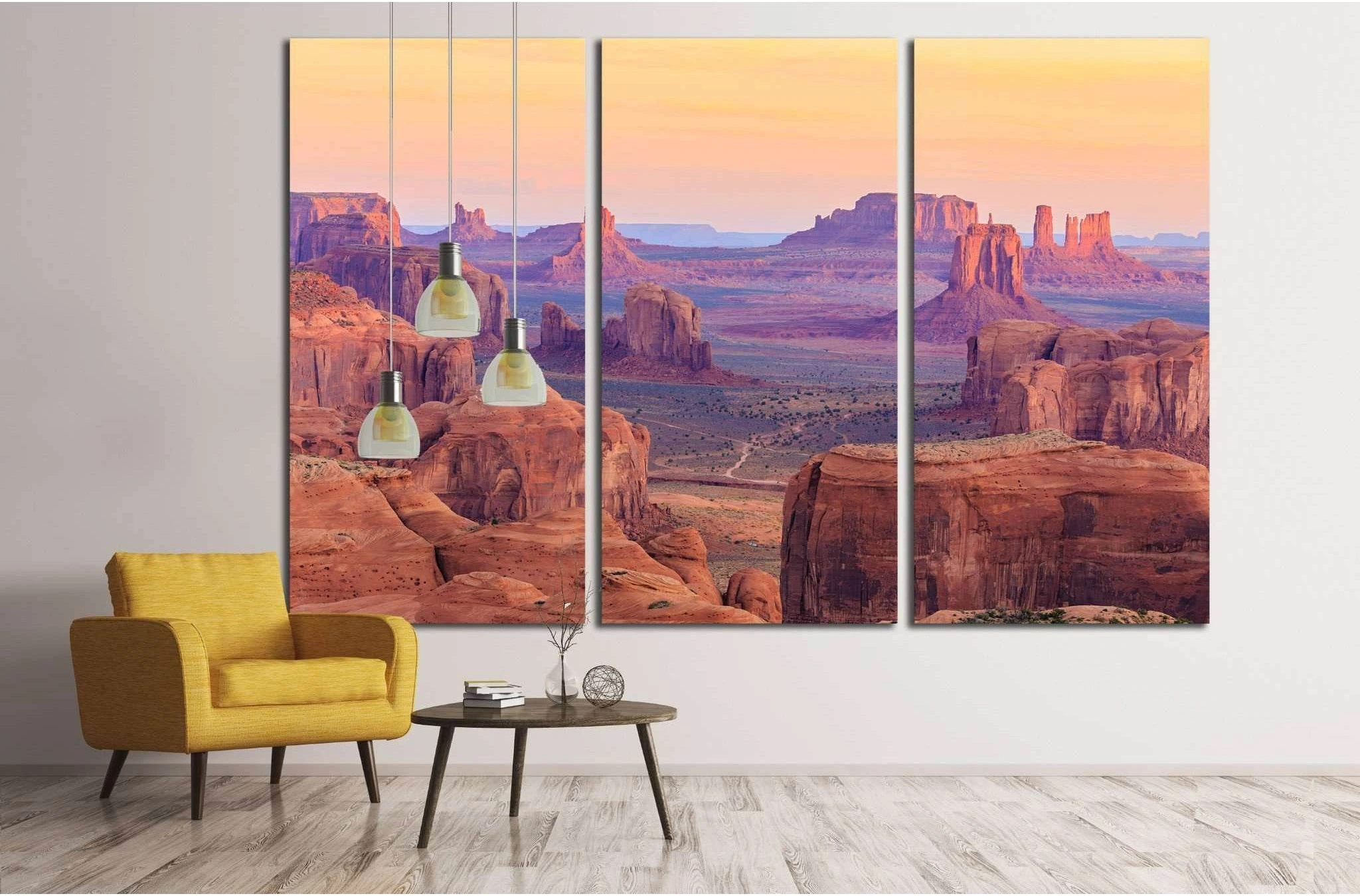 Sunrise in Hunts Mesa, Monument Valley, Arizona, USA №1974 Ready to Hang Canvas Print - Zellart Canvas Prints ALL_Products, s-1974