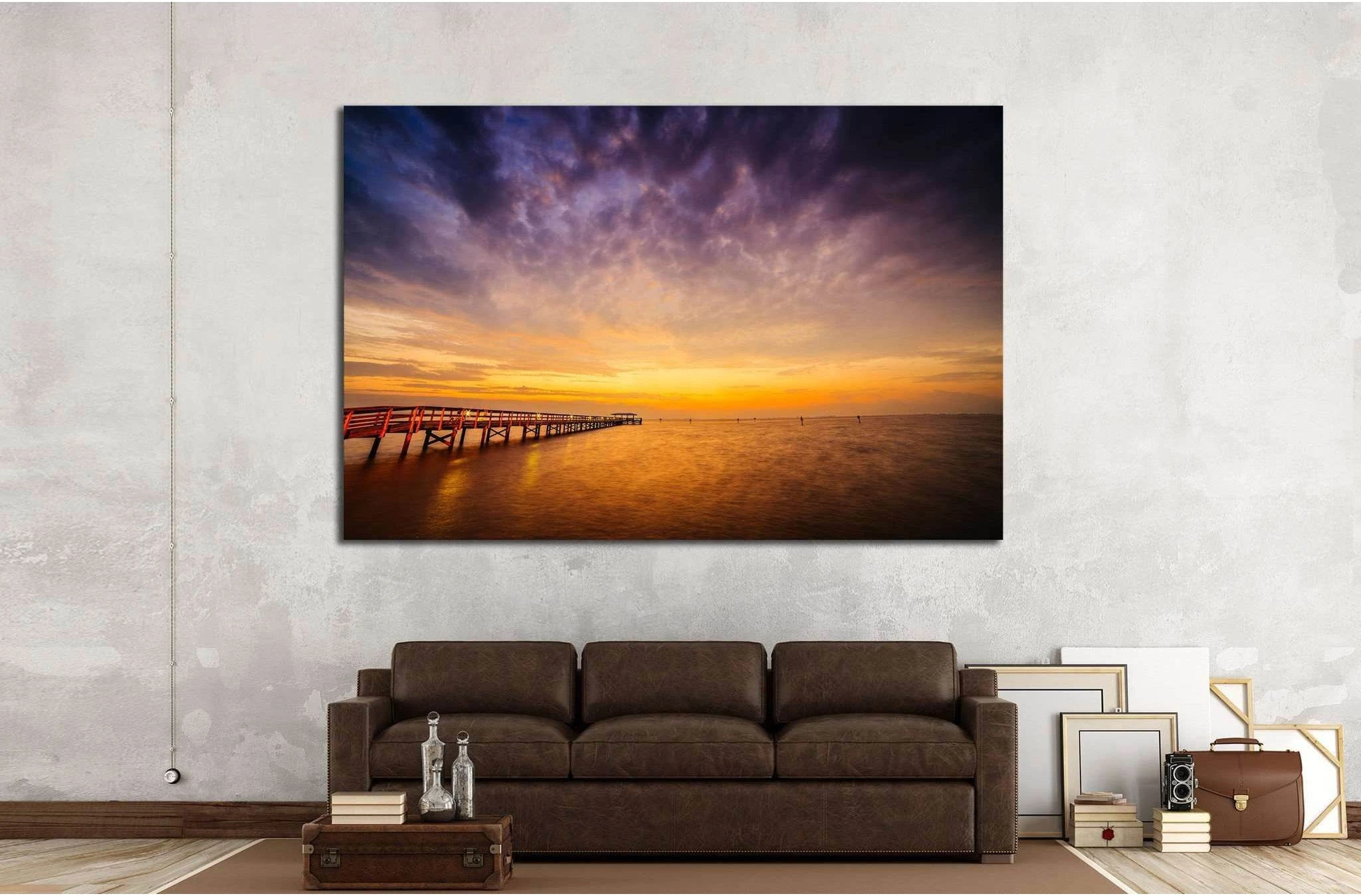 Sunrise, Safety Harbor, Florida №1903 Ready to Hang Canvas Print - Zellart Canvas Prints ALL_Products, s-1903