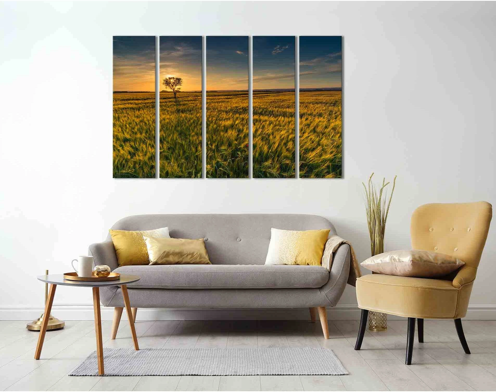 Sunset №D1218 Ready to Hang Canvas Print - Zellart Canvas Prints 0new, ALL_Products, Sunrise & sunset wall art
