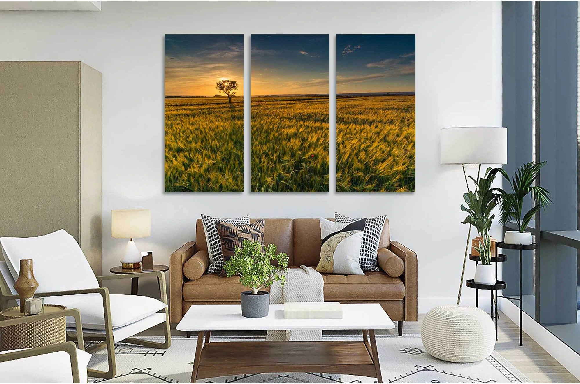 Sunset №D1218 Ready to Hang Canvas Print - Zellart Canvas Prints 0new, ALL_Products, Sunrise & sunset wall art