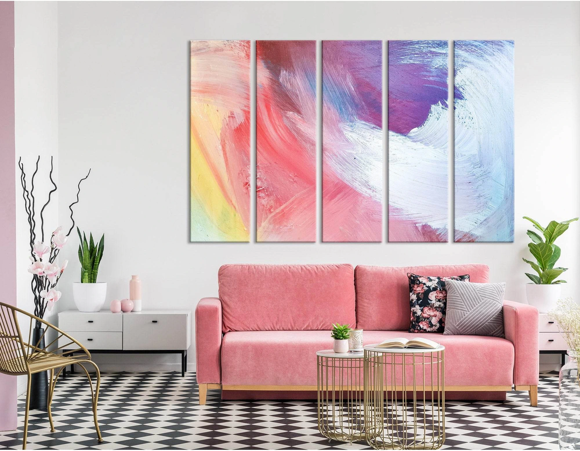 Sunshine Abstract №04262 Ready to Hang Canvas Print - Zellart Canvas Prints ALL_Products