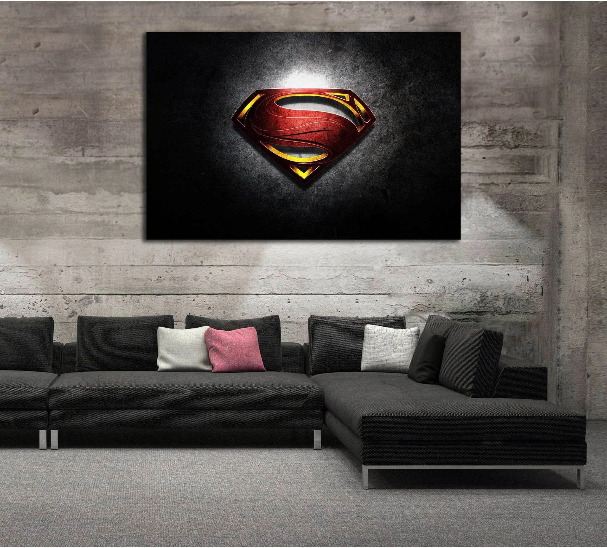 Superhero Comics №2014 Ready to Hang Canvas Print - Zellart Canvas Prints ALL_Products