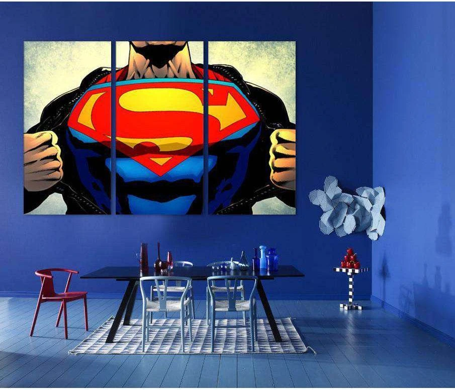 Superman №2003 Ready to Hang Canvas Print - Zellart Canvas Prints ALL_Products