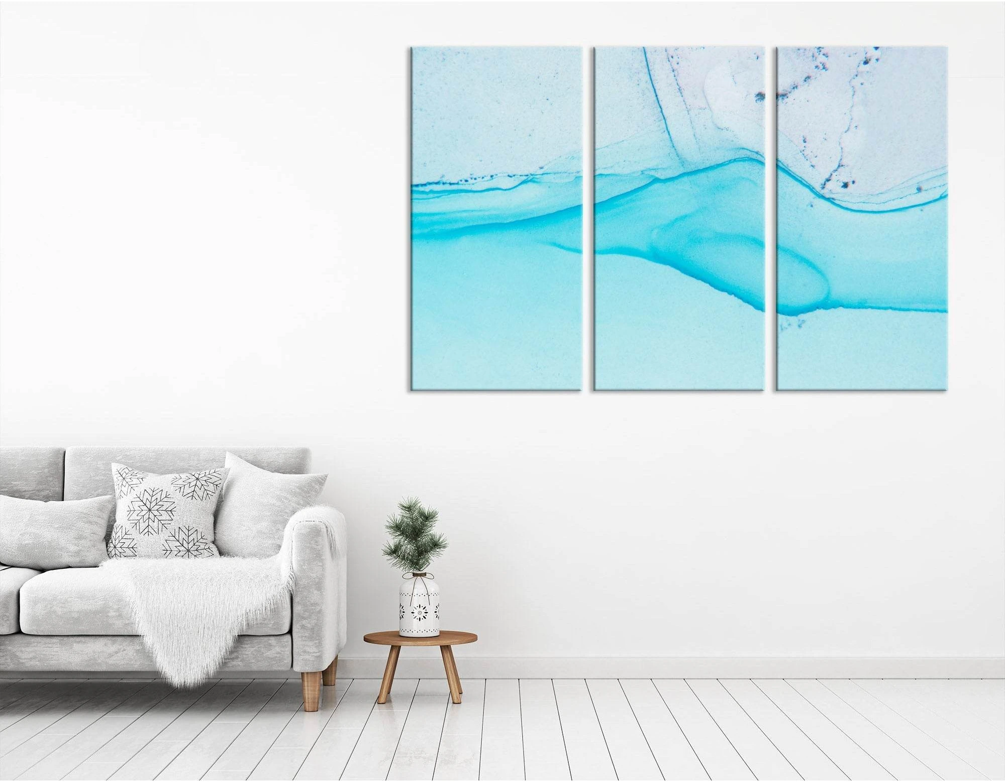 Swirls Of Marble Abstract №04294 Ready to Hang Canvas Print - Zellart Canvas Prints ALL_Products