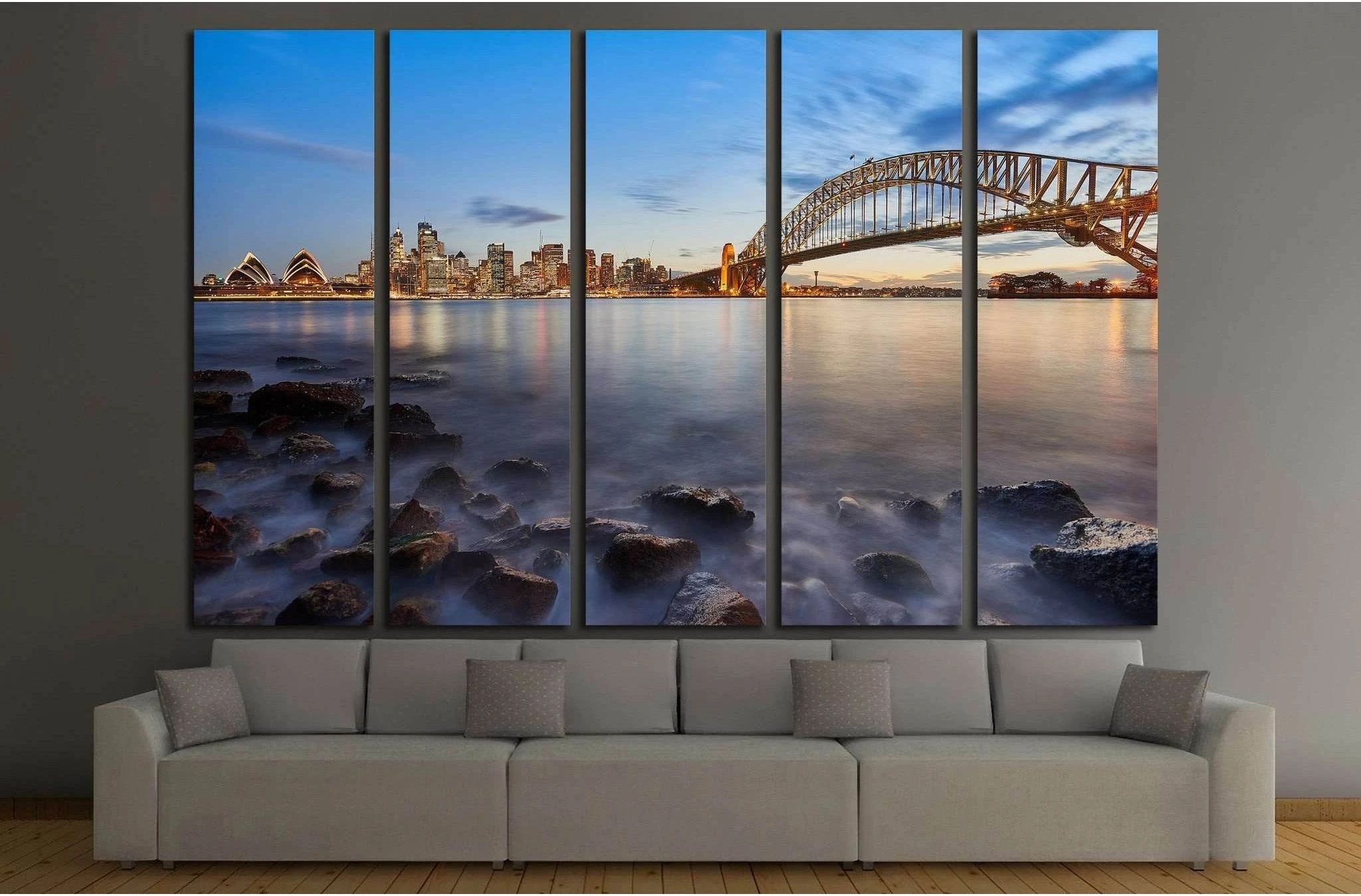 Sydney city №1150 Ready to Hang Canvas Print - Zellart Canvas Prints ALL_Products, s-1150