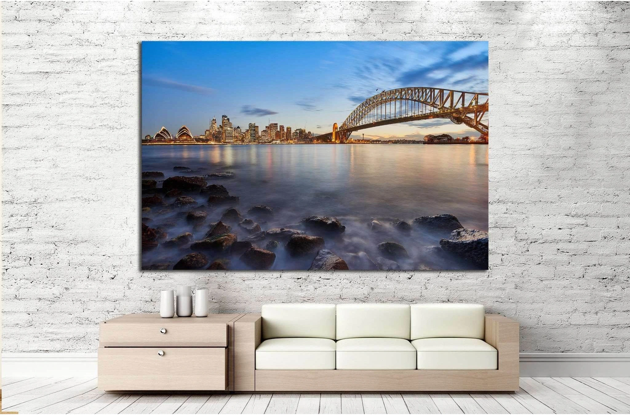 Sydney city №1150 Ready to Hang Canvas Print - Zellart Canvas Prints ALL_Products, s-1150