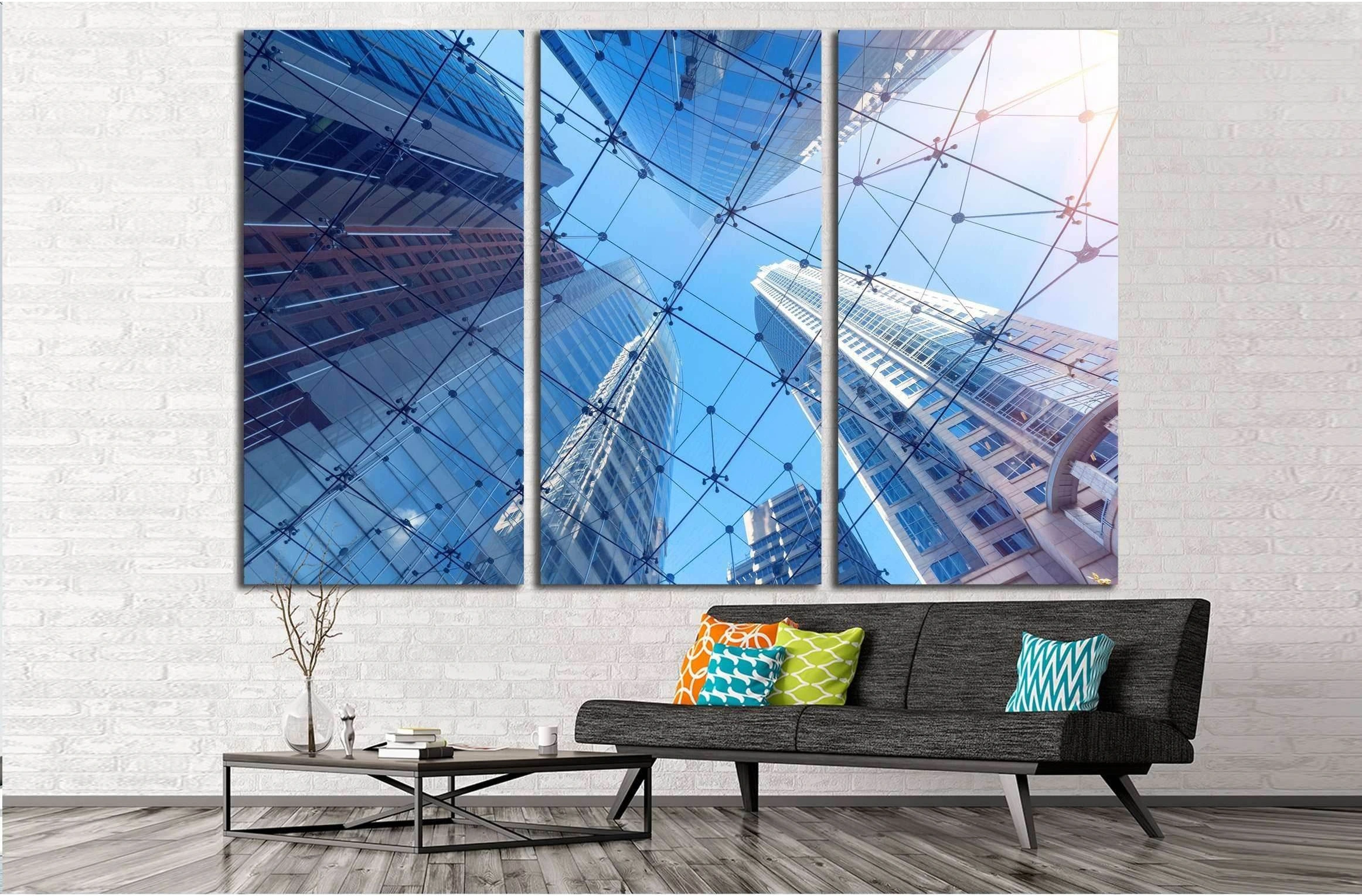 Sydney City modern building №3040 Ready to Hang Canvas Print - Zellart Canvas Prints ALL_Products, s-3040