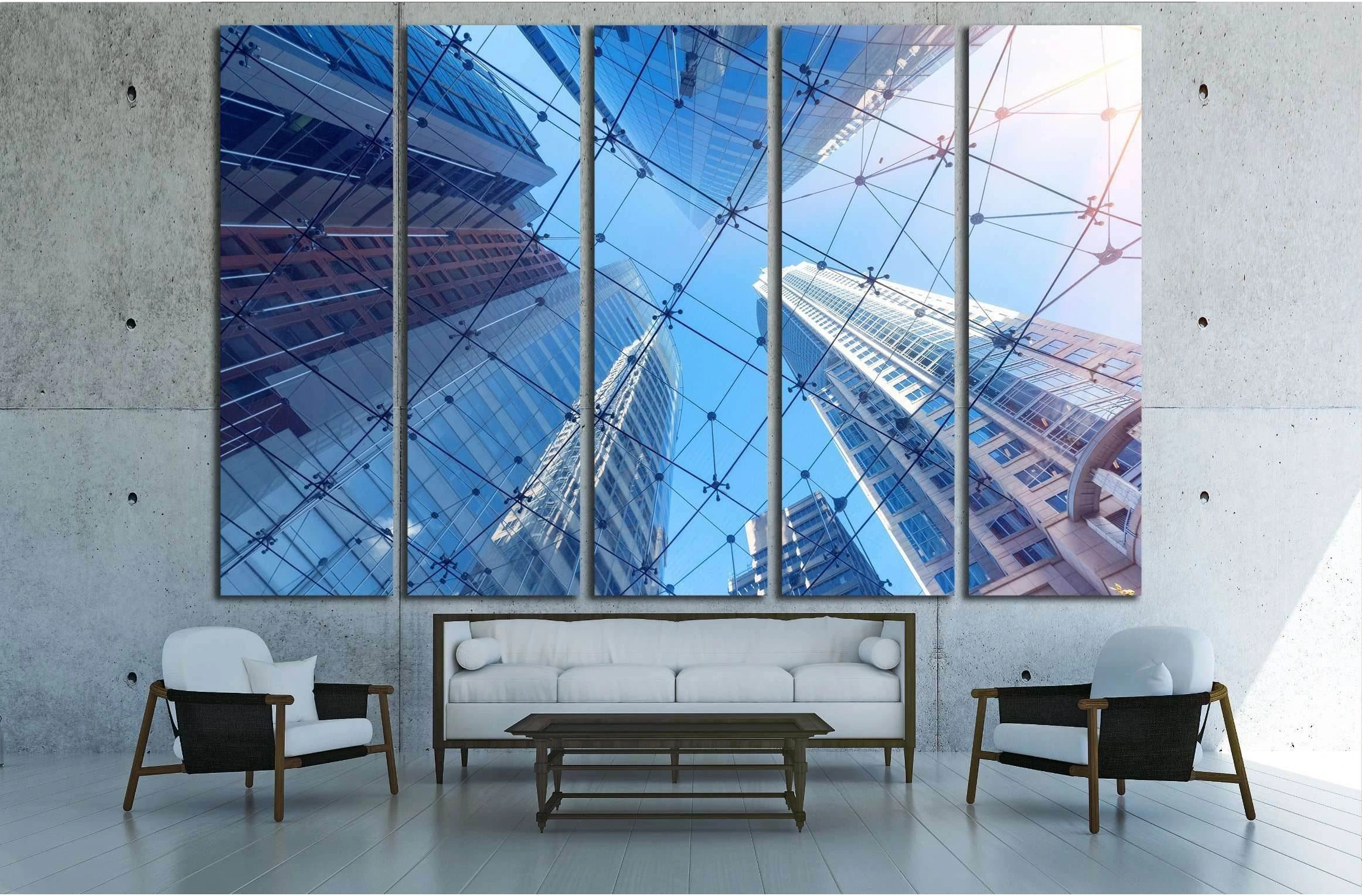 Sydney City modern building №3040 Ready to Hang Canvas Print - Zellart Canvas Prints ALL_Products, s-3040