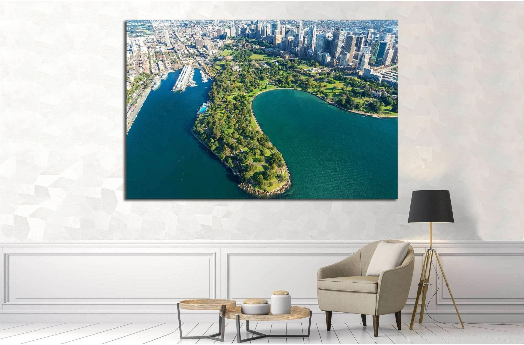 Sydney Royal Botanic Gardens №1537 Ready to Hang Canvas Print - Zellart Canvas Prints ALL_Products, s-1537