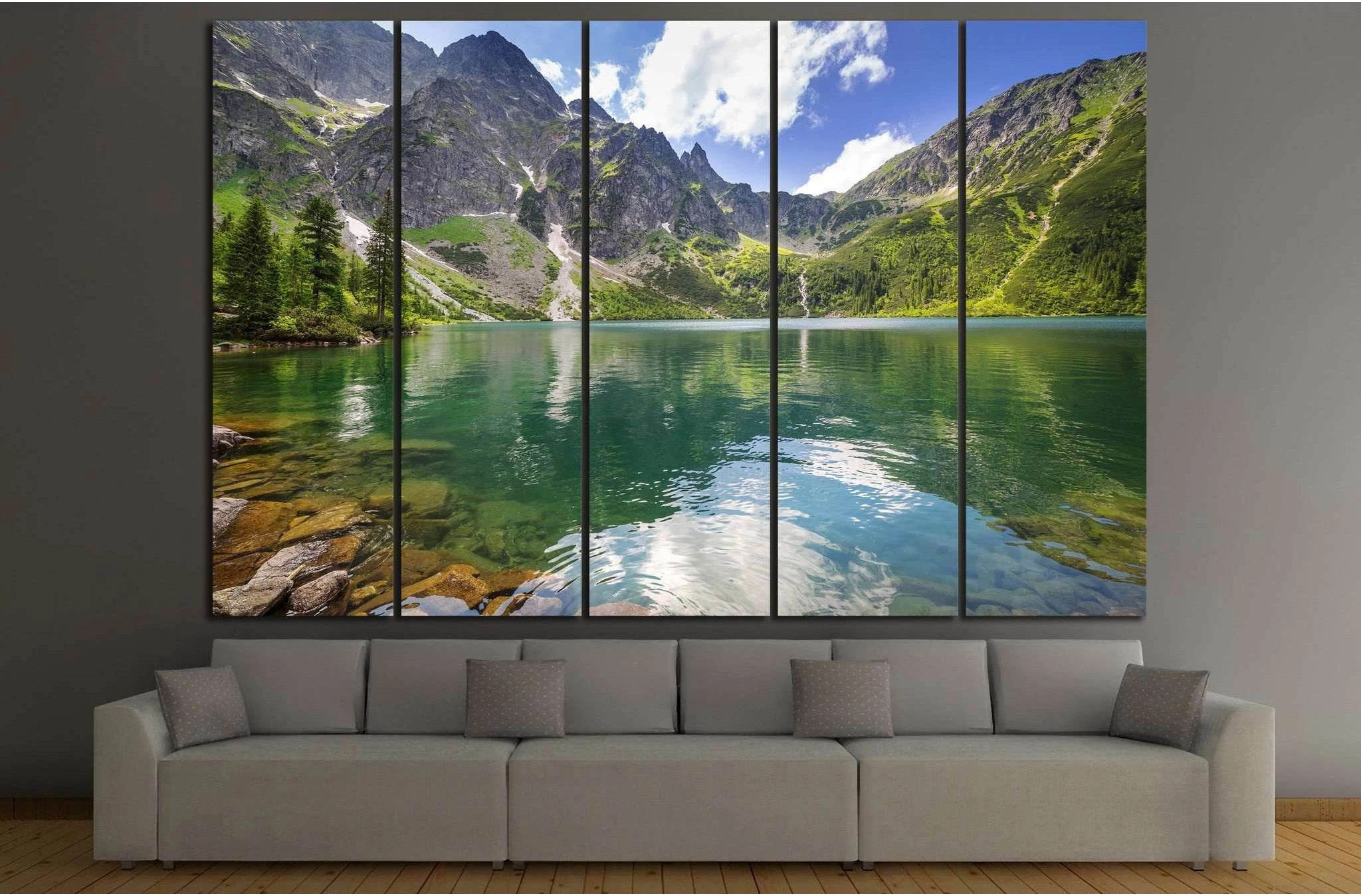 Tatra mountains, Poland №610 Ready to Hang Canvas Print - Zellart Canvas Prints ALL_Products, s-610