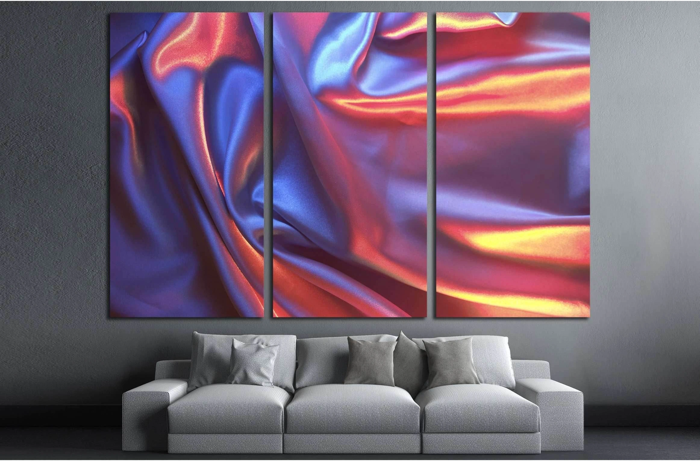 Textile backgroun №2528 Ready to Hang Canvas Print - Zellart Canvas Prints ALL_Products, s-2528