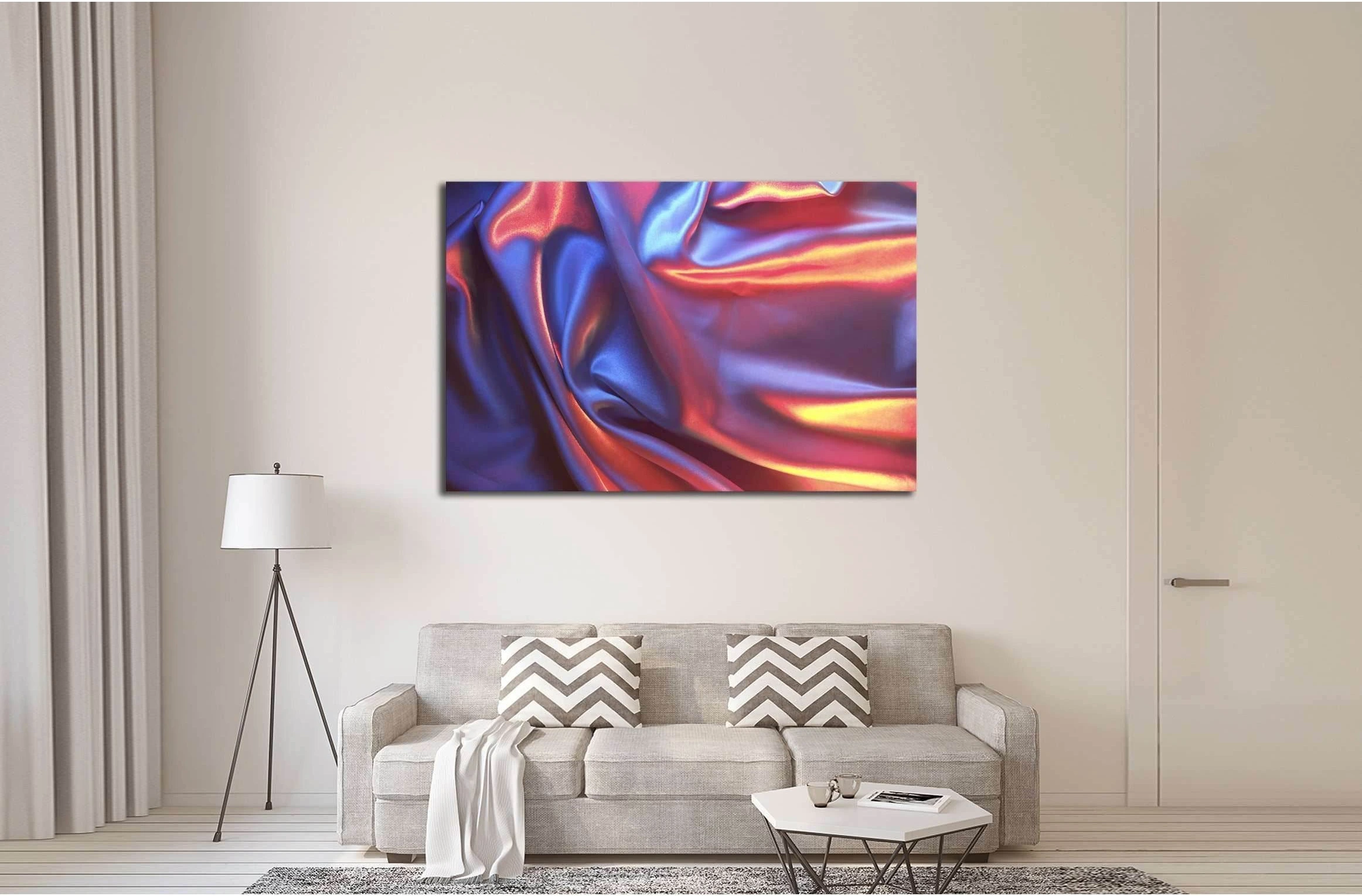 Textile backgroun №2528 Ready to Hang Canvas Print - Zellart Canvas Prints ALL_Products, s-2528