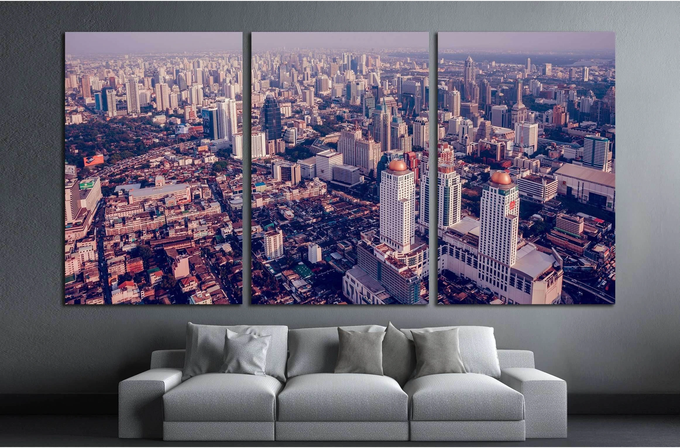 THAILAND BANGKOK №2195 Ready to Hang Canvas Print - Zellart Canvas Prints ALL_Products, s-2195