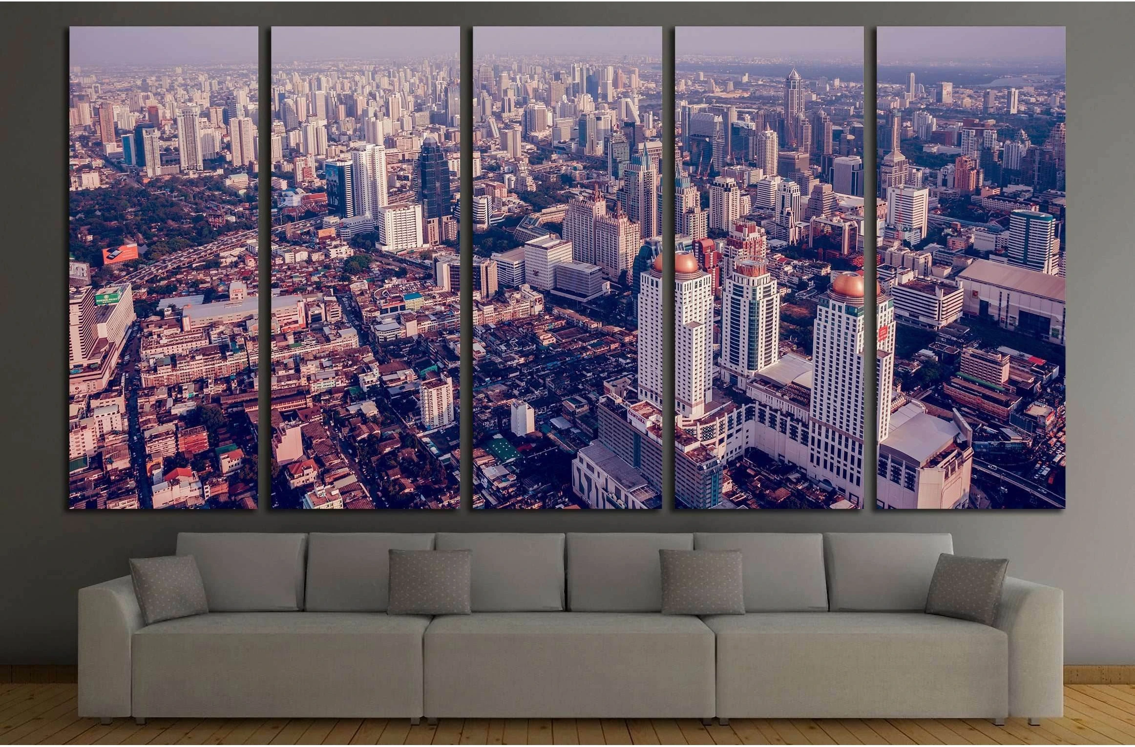 THAILAND BANGKOK №2195 Ready to Hang Canvas Print - Zellart Canvas Prints ALL_Products, s-2195