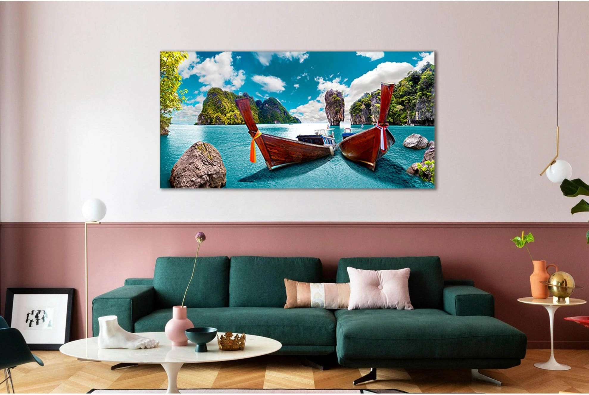 Thailand Sea And Island №SL70 Ready to Hang Canvas Print - Zellart Canvas Prints 0new, ALL_Products, Beach Ocean & Waves