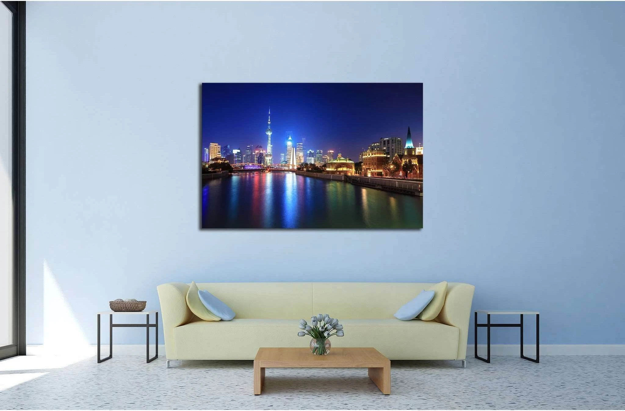 the beauty of shanghai №589 Ready to Hang Canvas Print - Zellart Canvas Prints ALL_Products, s-589