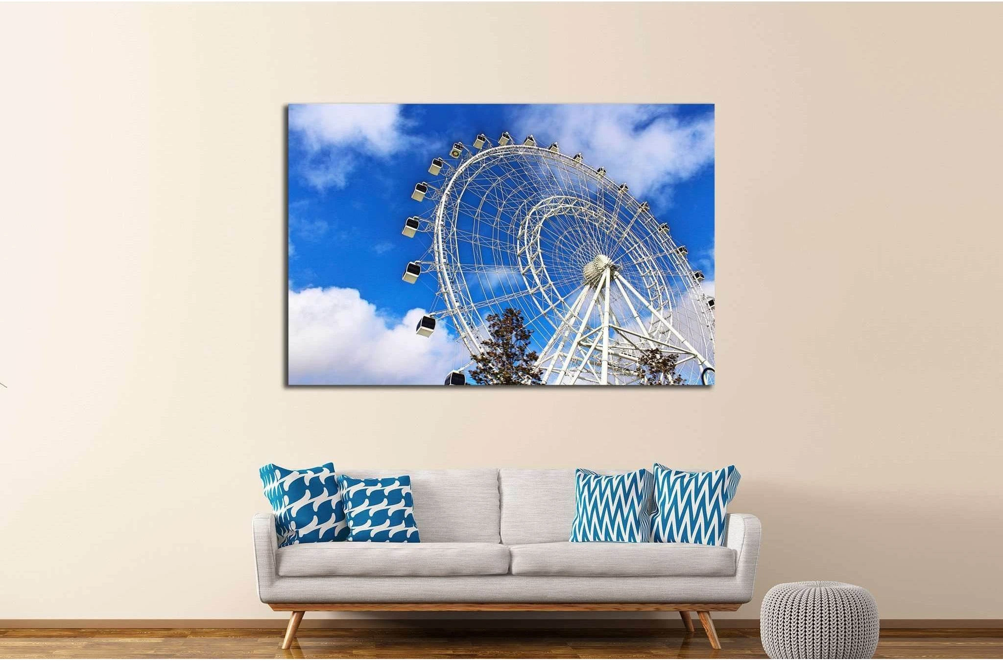 The Eye of the Sky №1906 Ready to Hang Canvas Print - Zellart Canvas Prints ALL_Products, s-1906