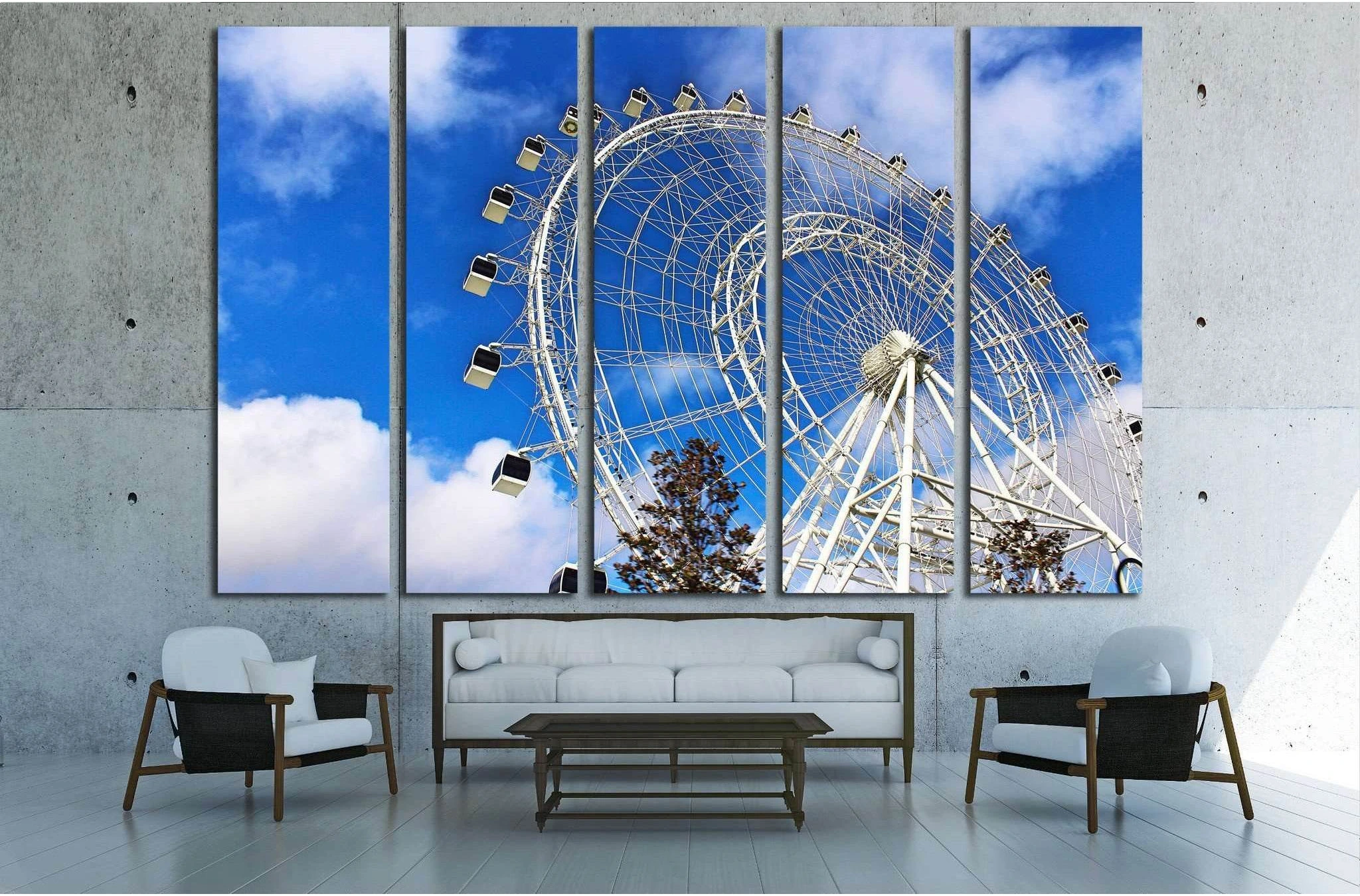 The Eye of the Sky №1906 Ready to Hang Canvas Print - Zellart Canvas Prints ALL_Products, s-1906