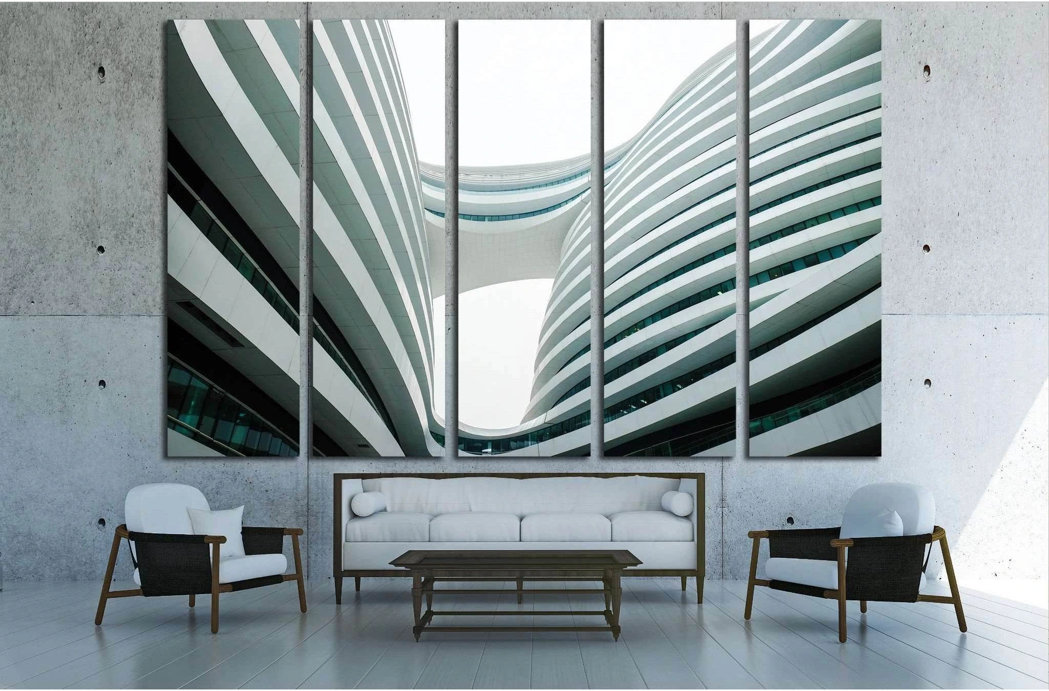 The Galaxy SOHO project in central Beijing №1575 Ready to Hang Canvas Print - Zellart Canvas Prints ALL_Products, s-1575