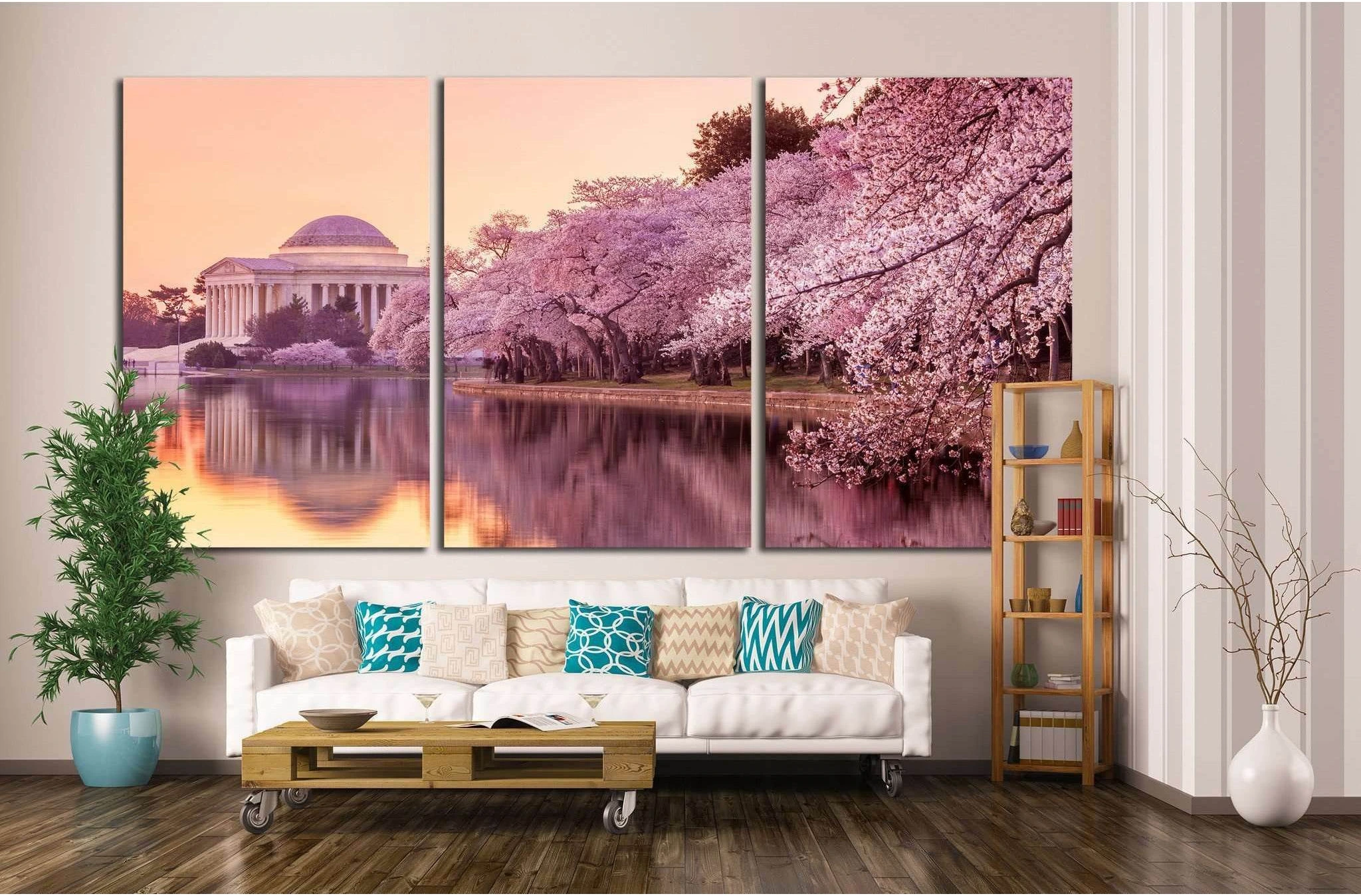 the Jefferson Memorial, Washington, DC №1430 Ready to Hang Canvas Print - Zellart Canvas Prints ALL_Products, s-1430