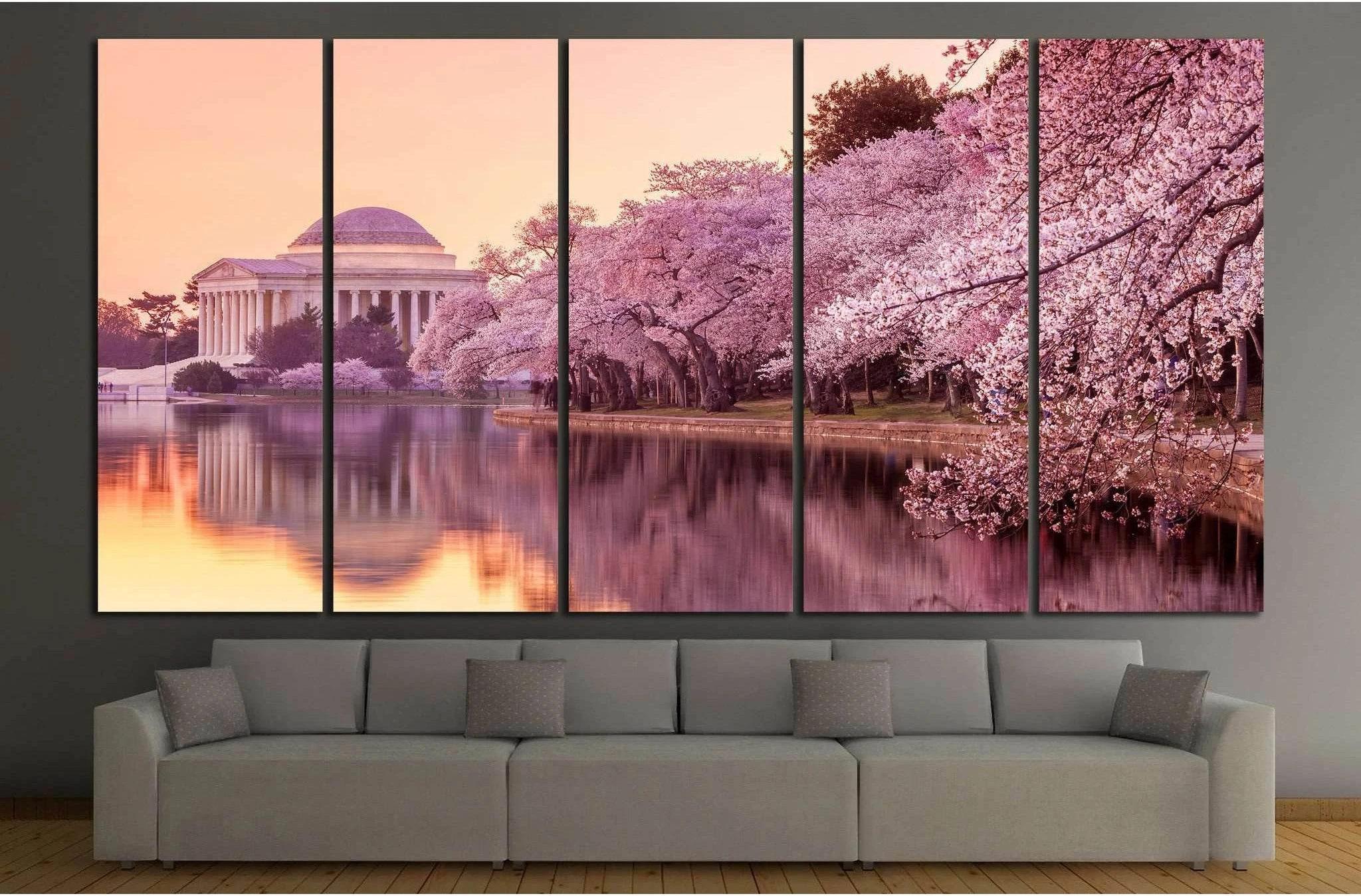 the Jefferson Memorial, Washington, DC №1430 Ready to Hang Canvas Print - Zellart Canvas Prints ALL_Products, s-1430
