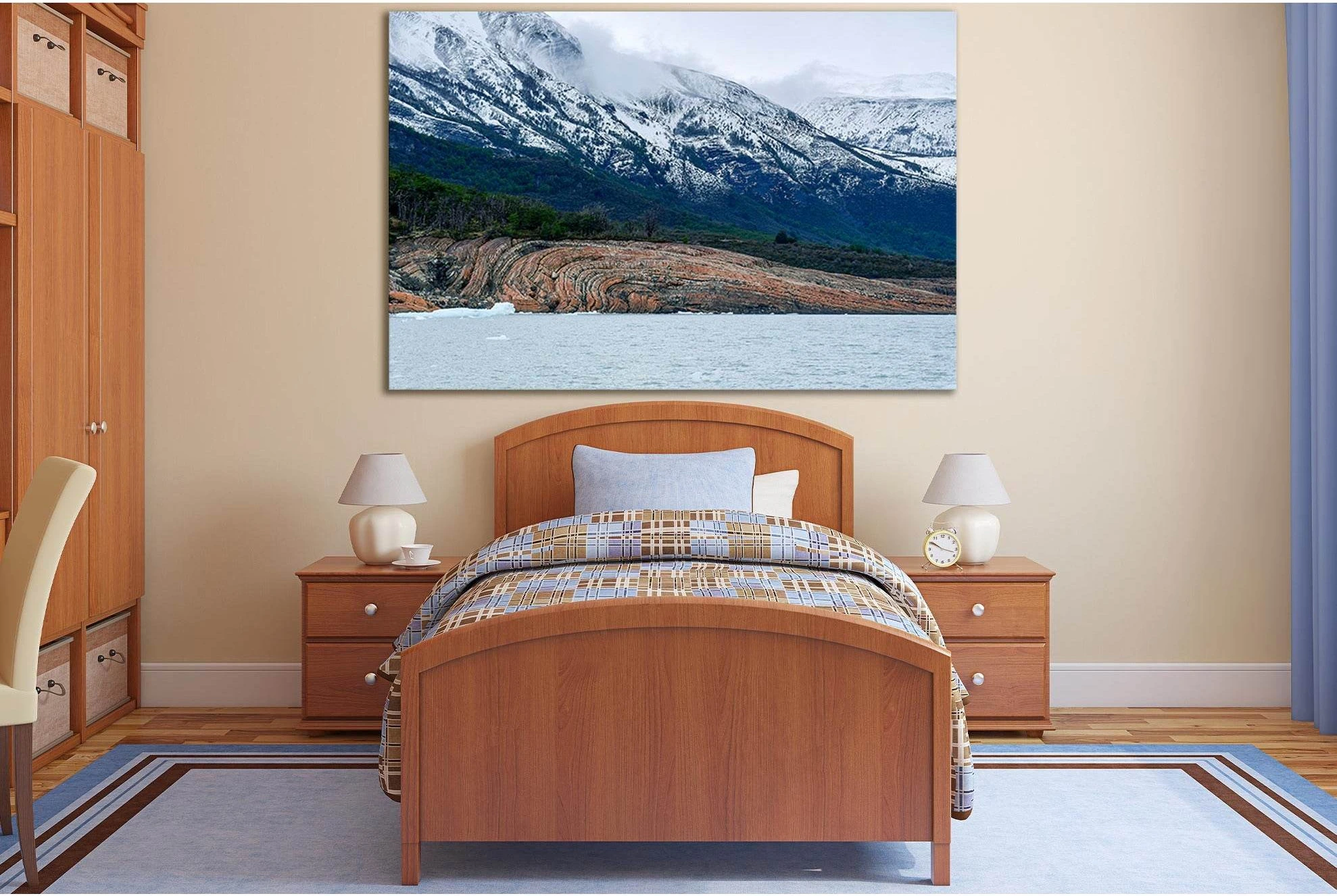 The Perito Moreno Glacier №SL1331 Ready to Hang Canvas Print - Zellart Canvas Prints 0new, ALL_Products, Glacials