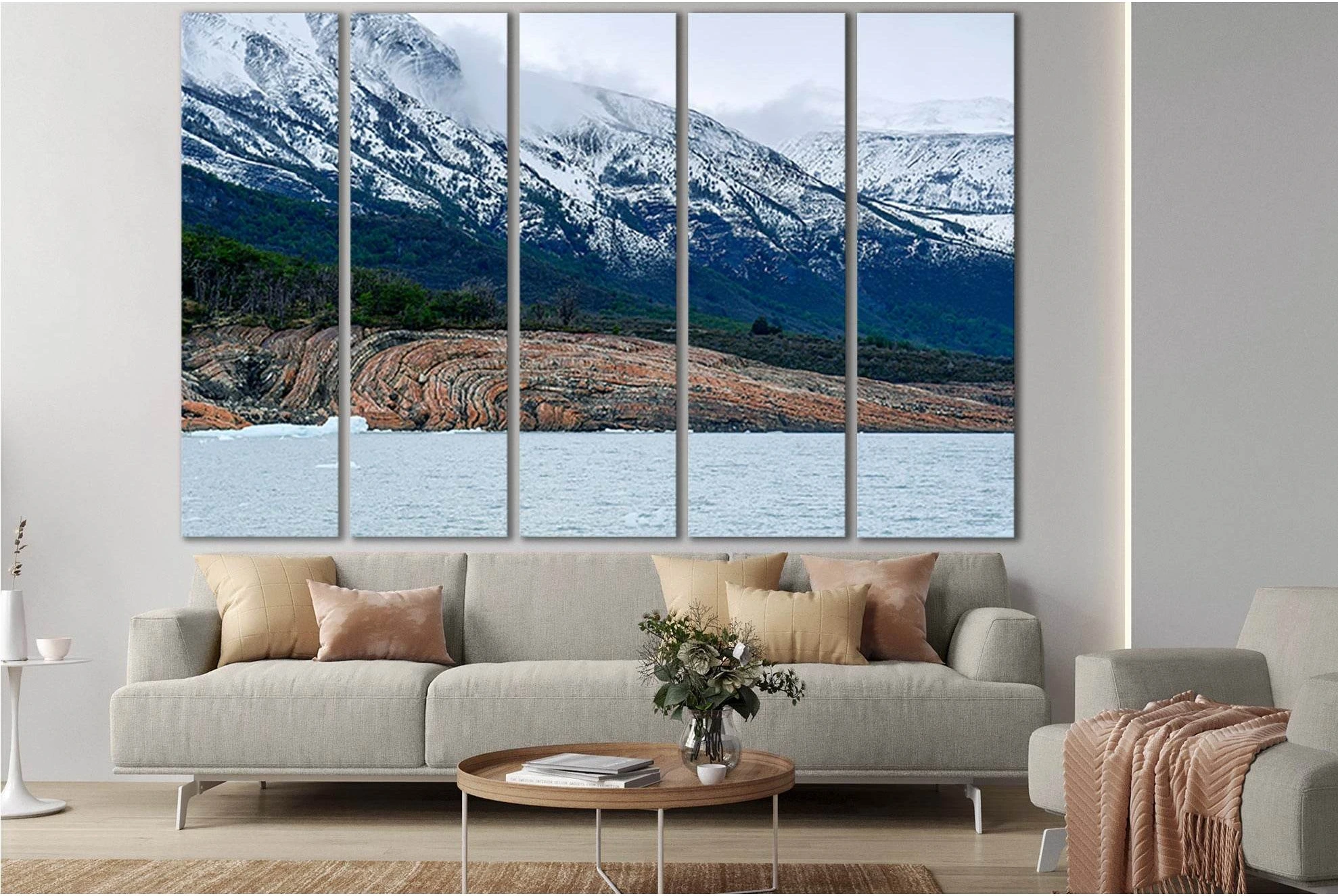 The Perito Moreno Glacier №SL1331 Ready to Hang Canvas Print - Zellart Canvas Prints 0new, ALL_Products, Glacials