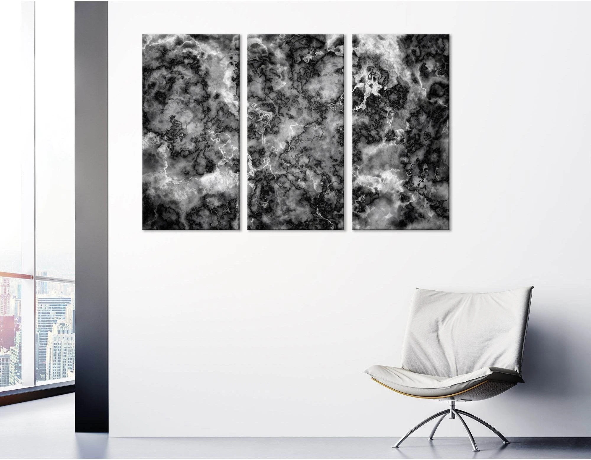 Thunderstorm Sky Abstract №04330 Ready to Hang Canvas Print - Zellart Canvas Prints ALL_Products