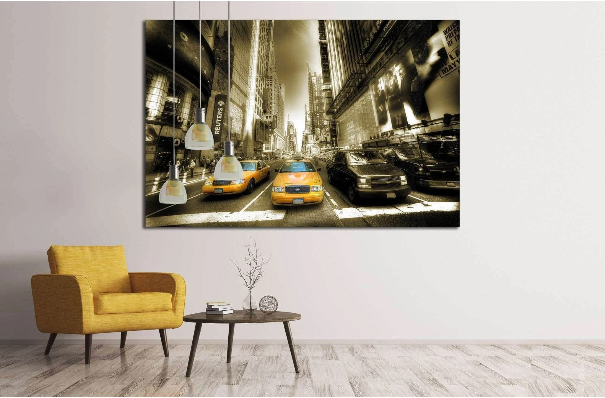 Times Square - Manhattan №1503 Ready to Hang Canvas Print - Zellart Canvas Prints 0_NY_ART, ALL_Products, s-1503