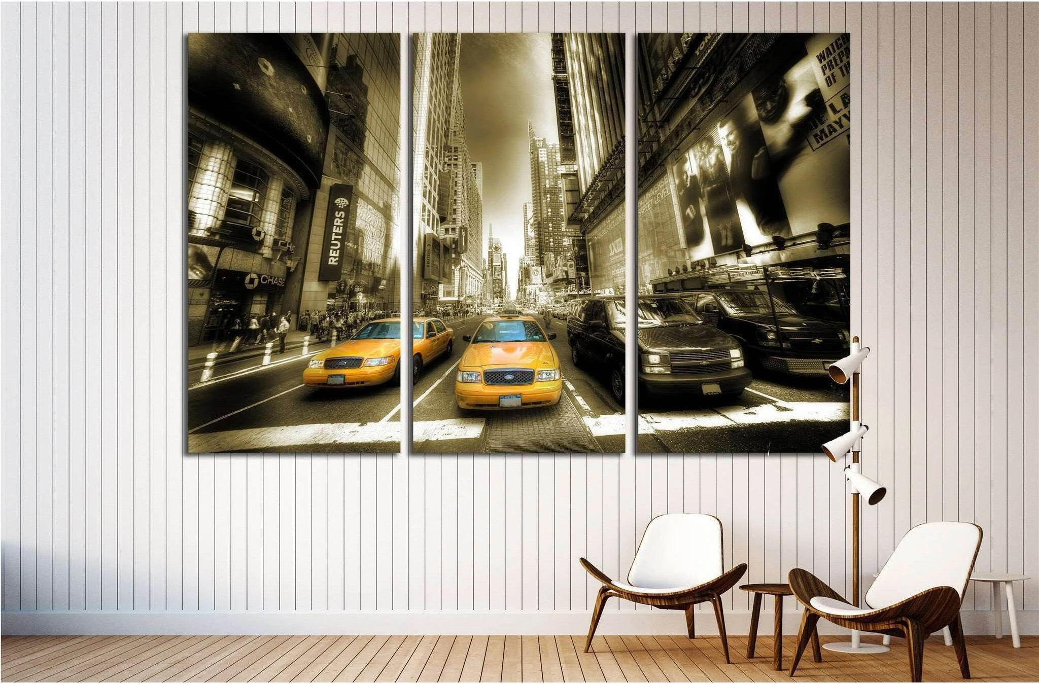 Times Square - Manhattan №1503 Ready to Hang Canvas Print - Zellart Canvas Prints 0_NY_ART, ALL_Products, s-1503