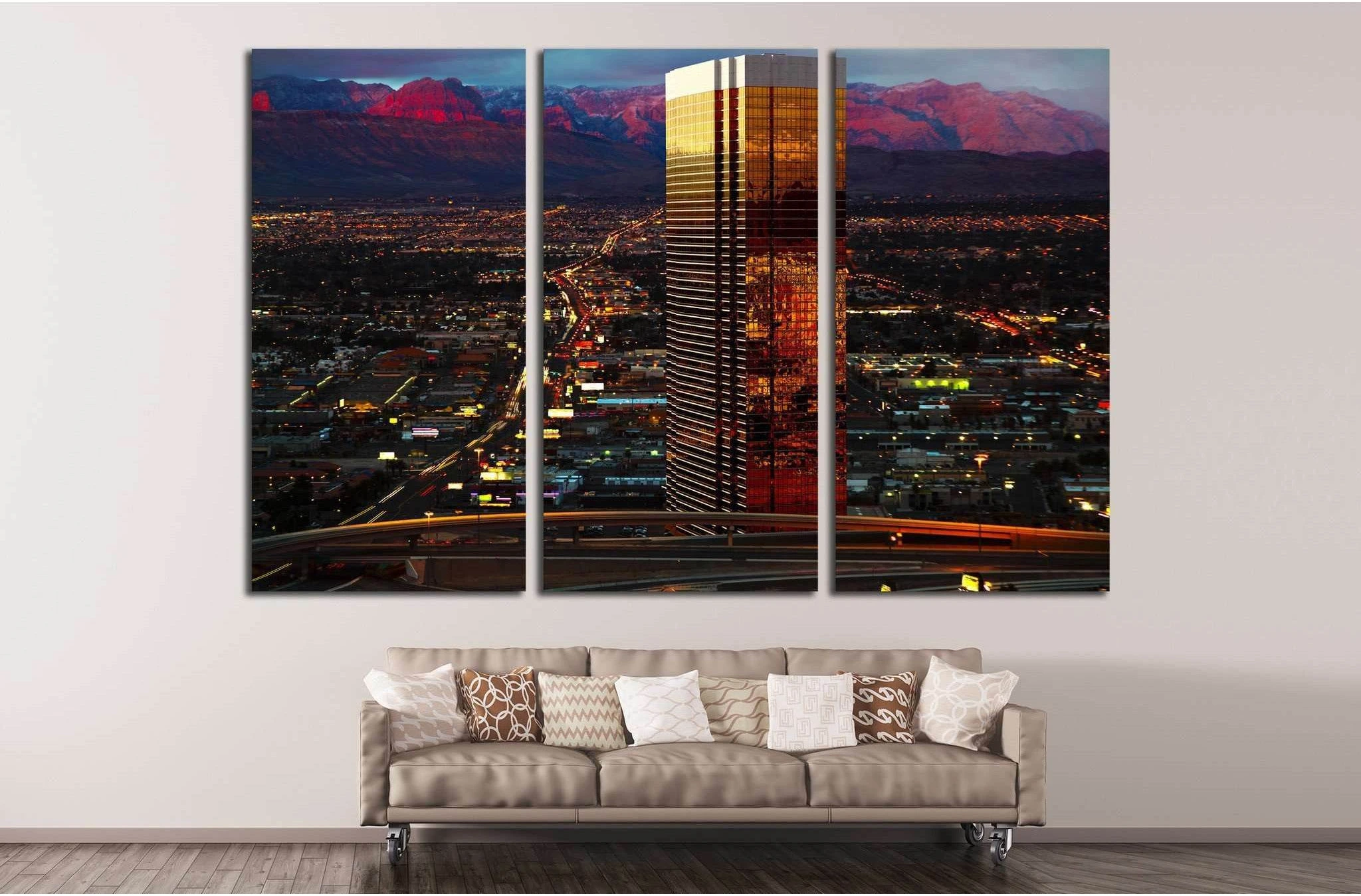 Trump Tower Las Vegas №522 Ready to Hang Canvas Print - Zellart Canvas Prints ALL_Products, s-522