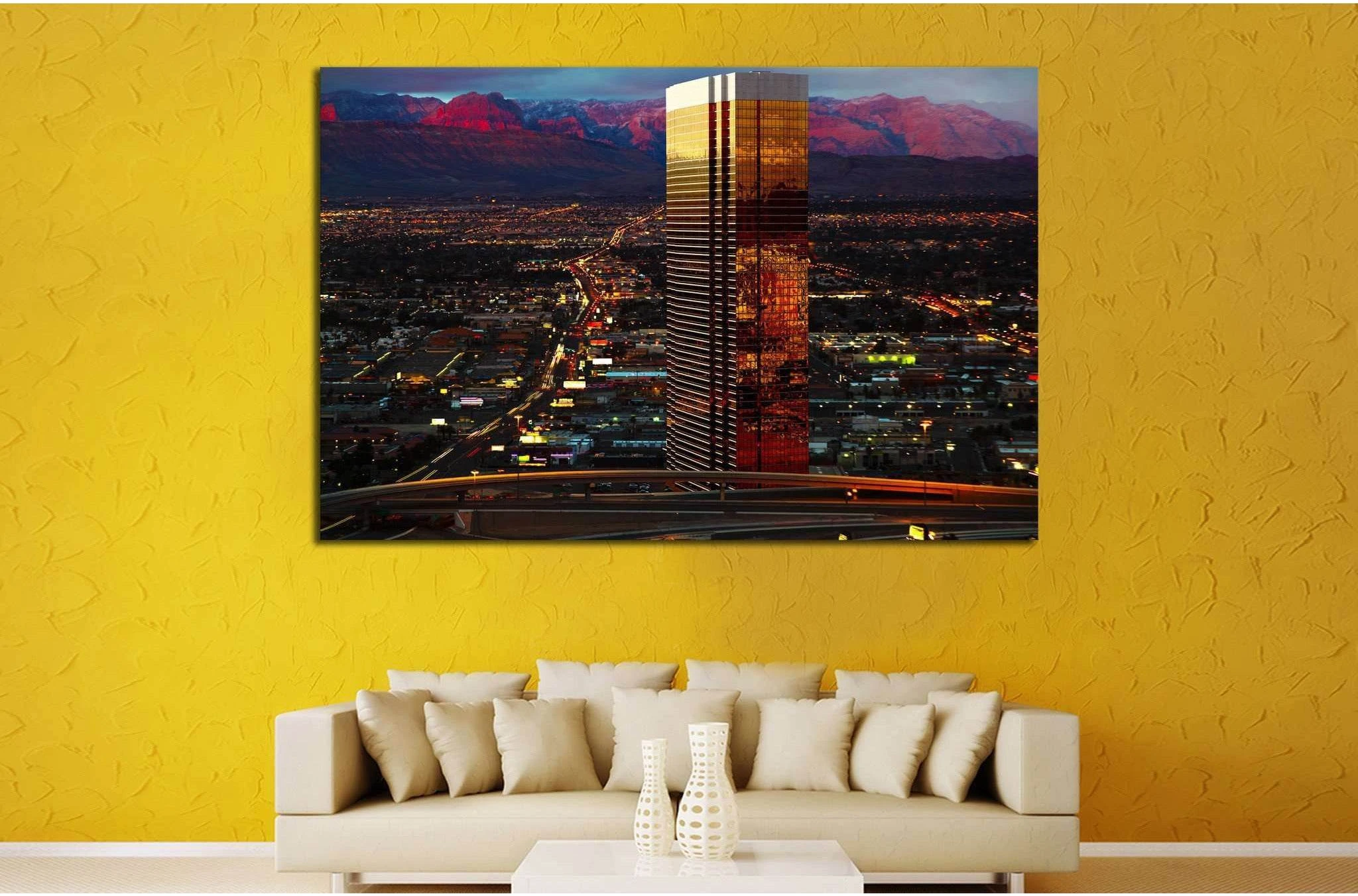 Trump Tower Las Vegas №522 Ready to Hang Canvas Print - Zellart Canvas Prints ALL_Products, s-522