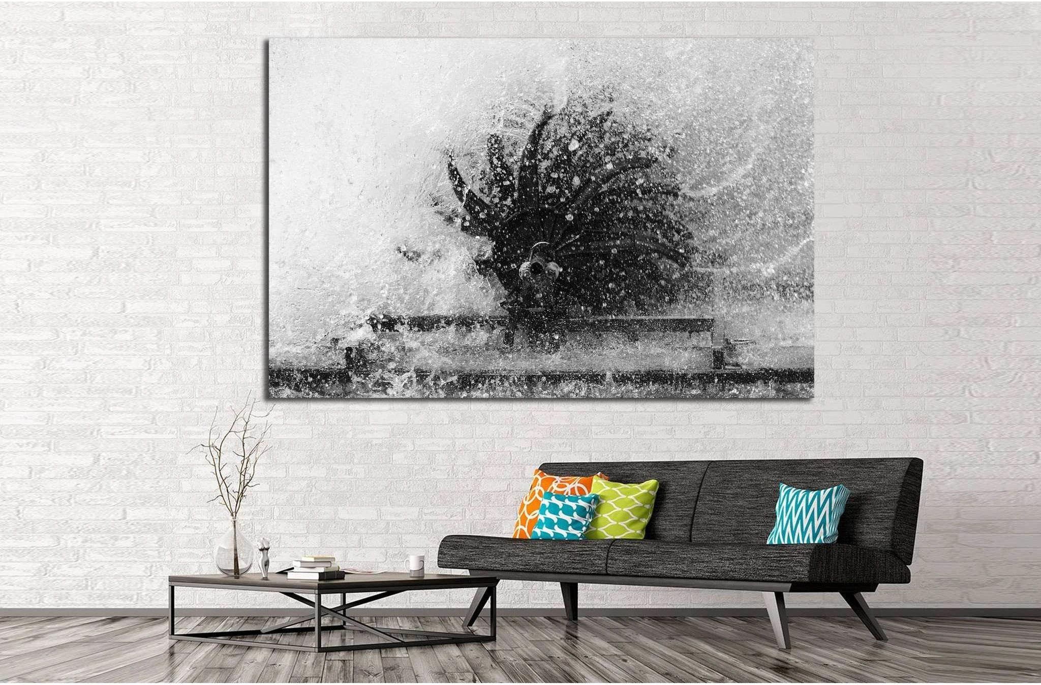Turbine №172 Ready to Hang Canvas Print - Zellart Canvas Prints ALL_Products, wd-172