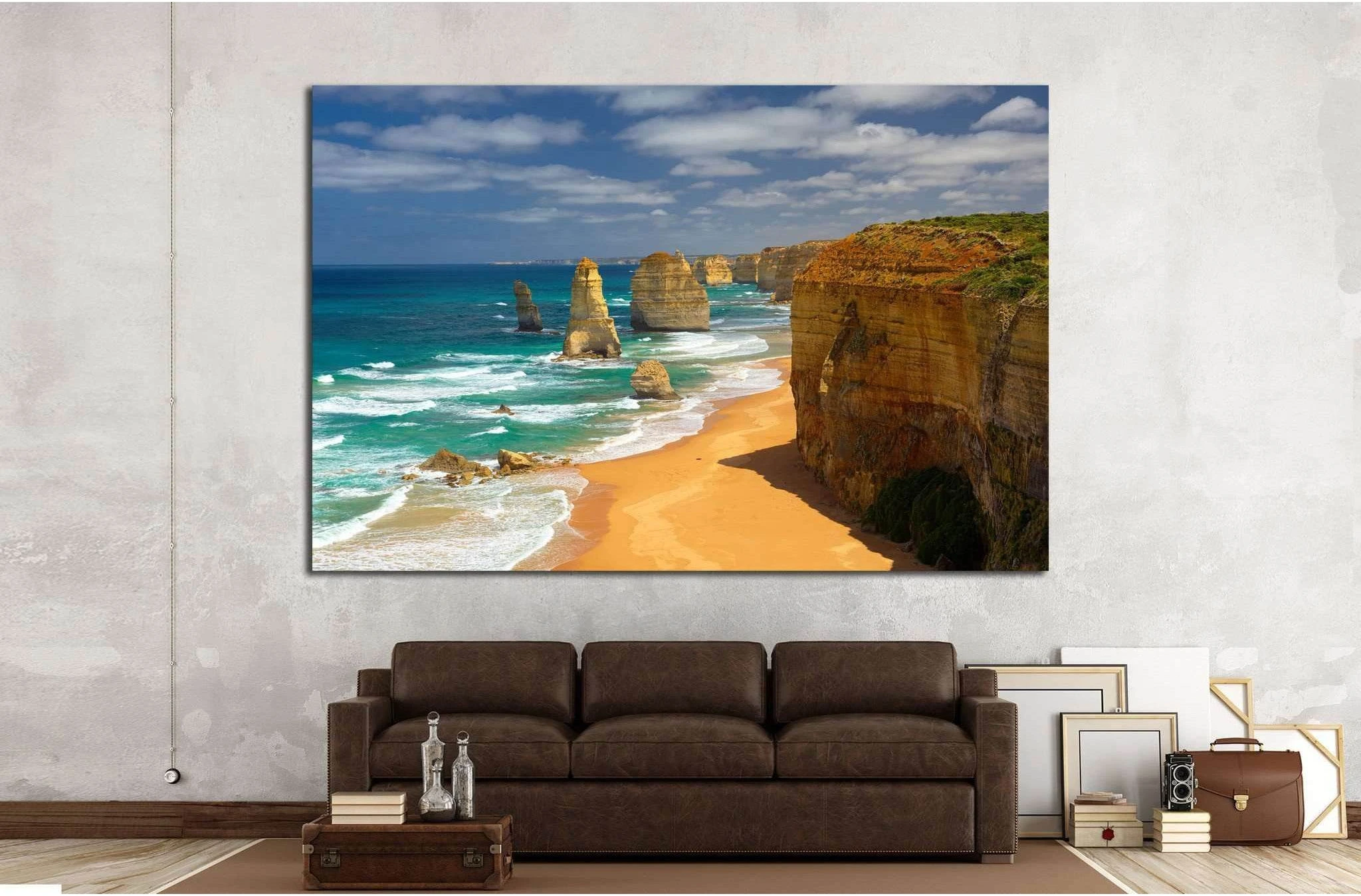 Twelve Apostles, Australia №840 Ready to Hang Canvas Print - Zellart Canvas Prints ALL_Products, s-840