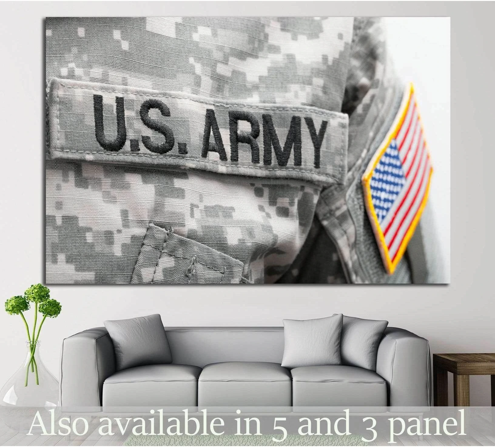 U.S. ARMY №714 Ready to Hang Canvas Print - Zellart Canvas Prints ALL_Products, s-714