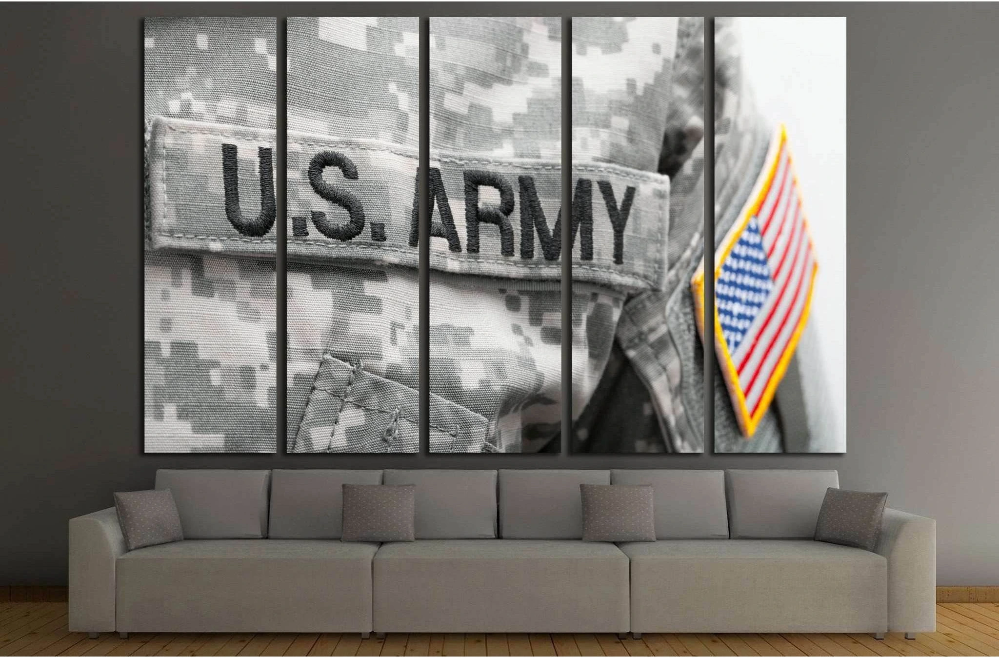 U.S. ARMY №714 Ready to Hang Canvas Print - Zellart Canvas Prints ALL_Products, s-714