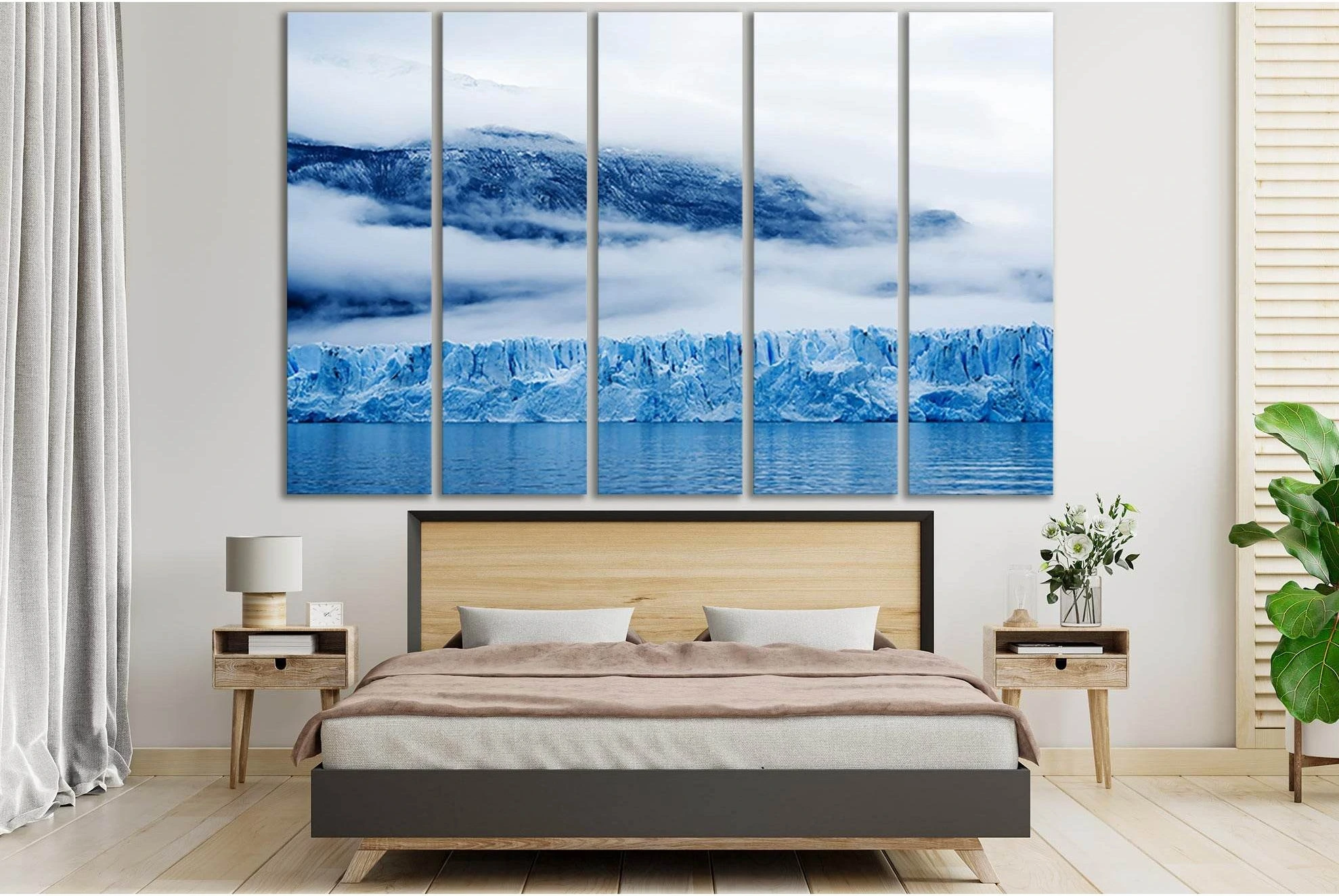 Uppsala Glacier №SL1324 Ready to Hang Canvas Print - Zellart Canvas Prints 0new, ALL_Products, Glacials