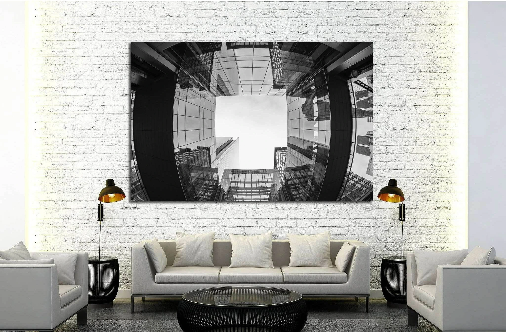 Uptown Charlotte, North Carolina №1043 Ready to Hang Canvas Print - Zellart Canvas Prints ALL_Products, s-1043