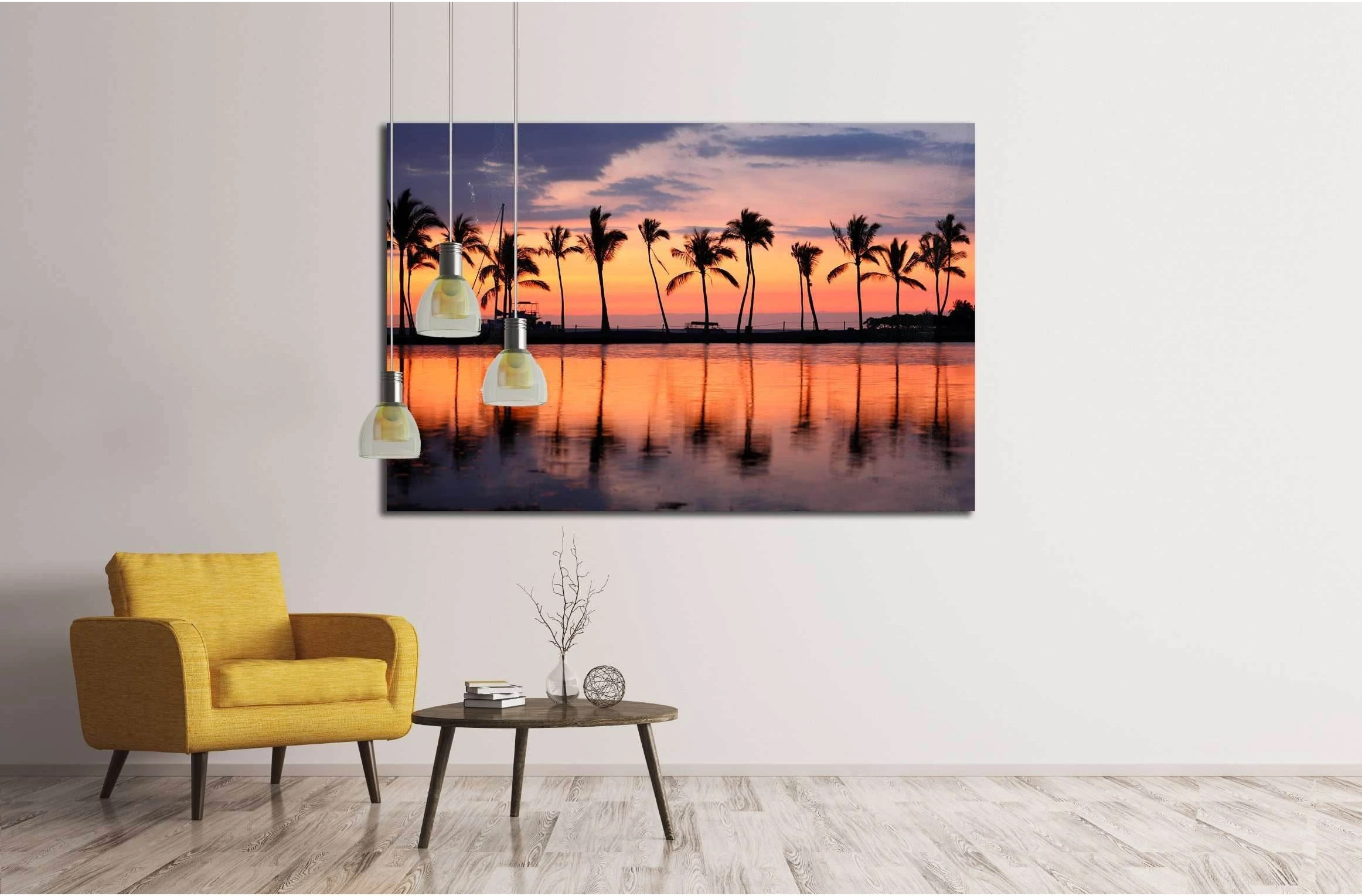 Vacation getaway colorful concept photo from sea ocean water at Big Island, Hawaii, USA №2694 Ready to Hang Canvas Print - Zellart Canvas Prints ALL_Products, s-2694