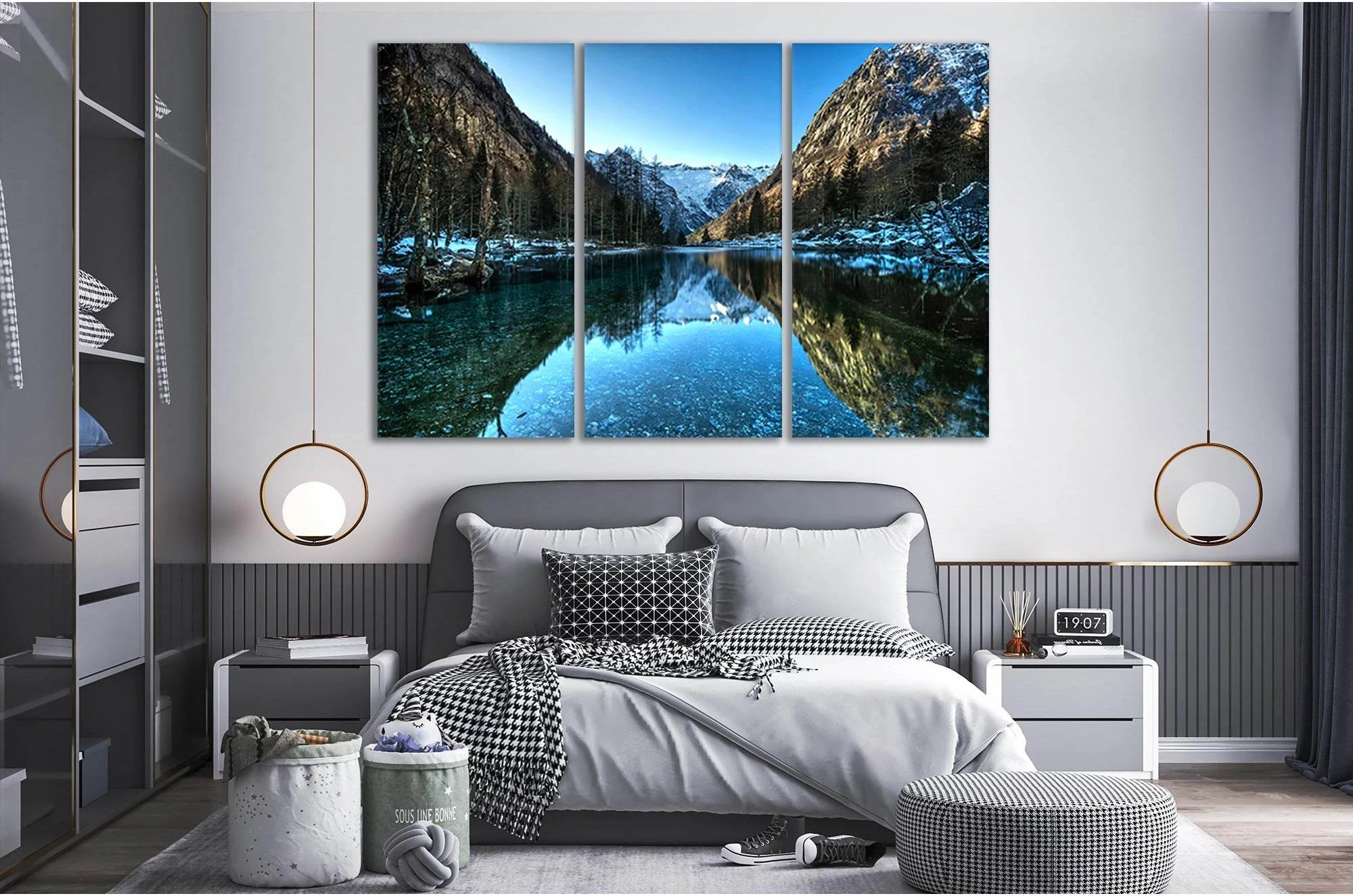 Val Di Mello In Lombardy №Sl23 Ready to Hang Canvas Print - Zellart Canvas Prints 0new, ALL_Products, Nature & Landscapes Canvas Print