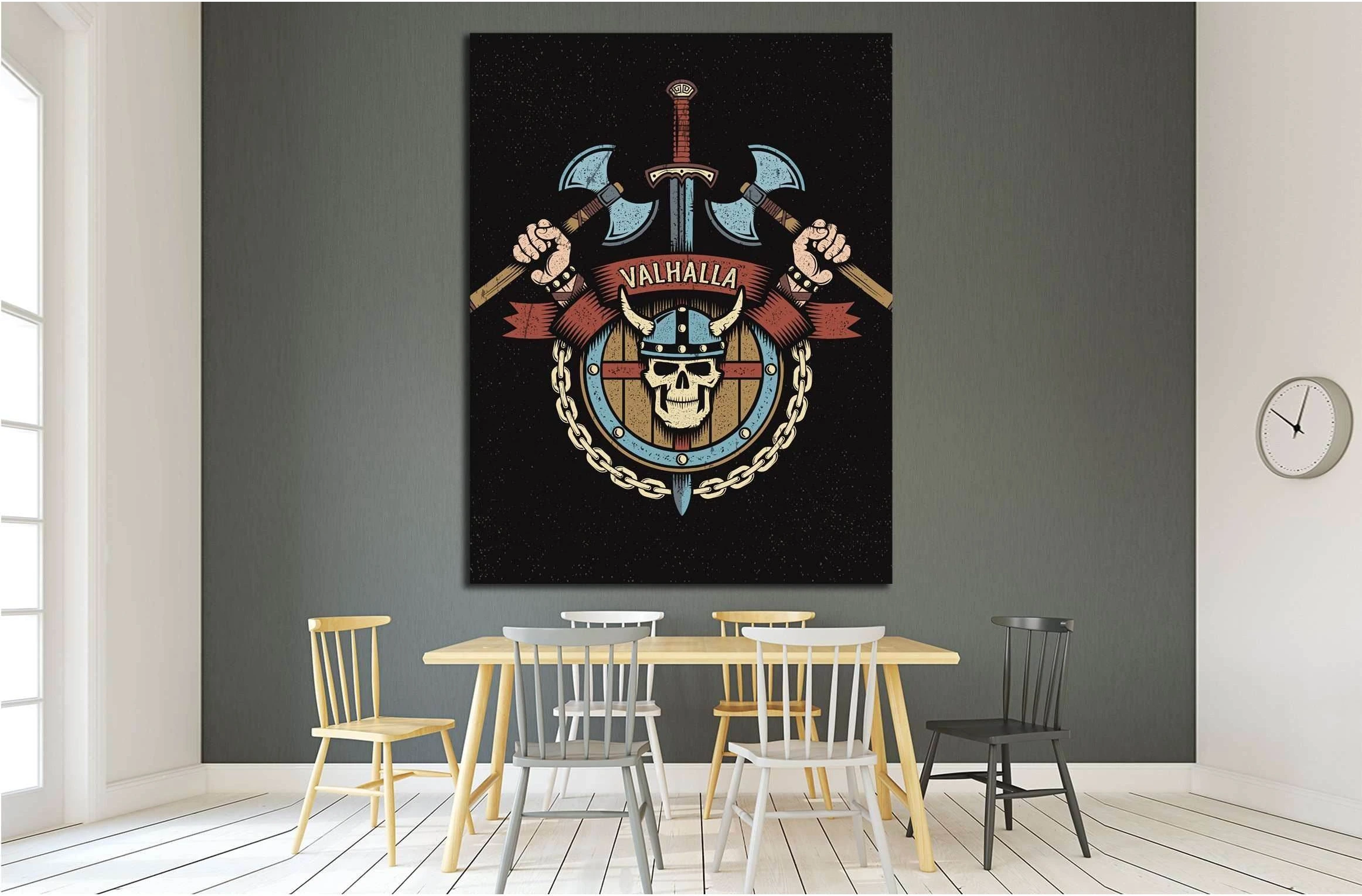 valhalla №4583 Ready to Hang Canvas Print - Zellart Canvas Prints ALL_Products, s-4583