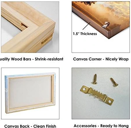Varicoloured Fog Abstract №04364 Ready to Hang Canvas Print - Zellart Canvas Prints ALL_Products