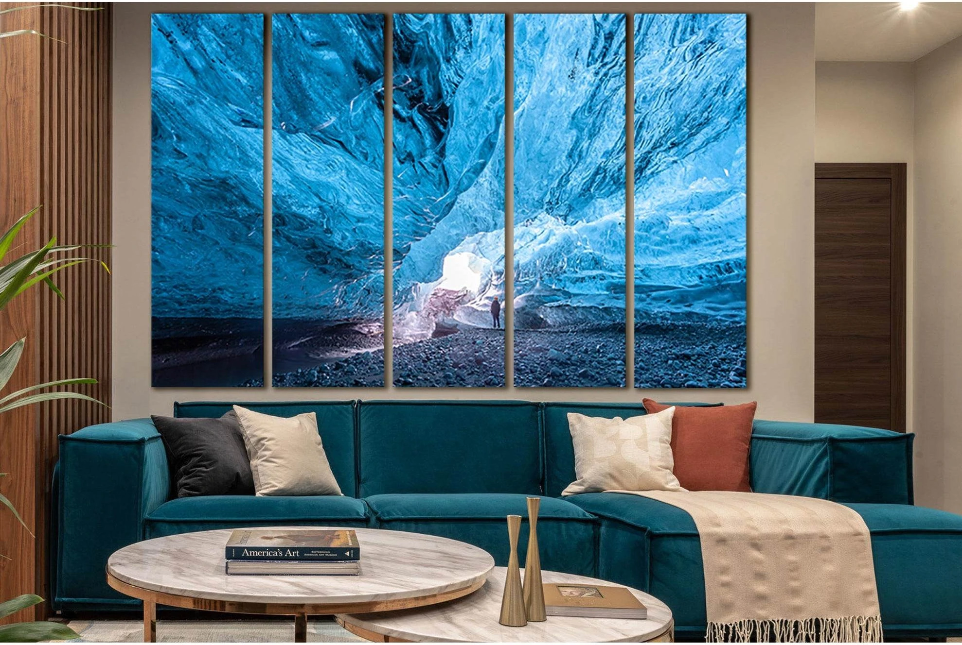 Vatnajökull Glacier Iceland №SL1315 Ready to Hang Canvas Print - Zellart Canvas Prints 0new, ALL_Products, Glacials
