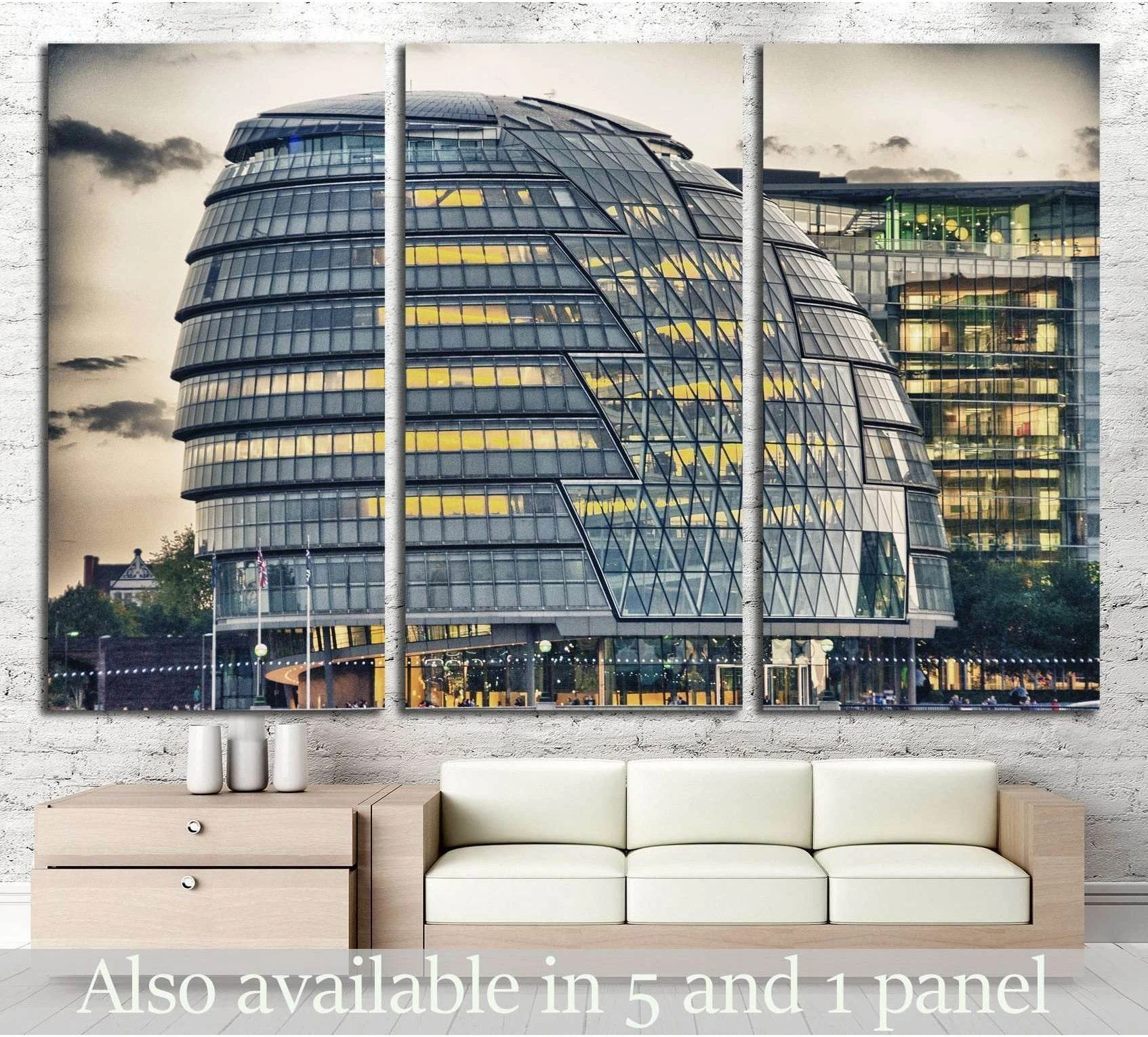 view of London №780 Ready to Hang Canvas Print - Zellart Canvas Prints ALL_Products, s-780
