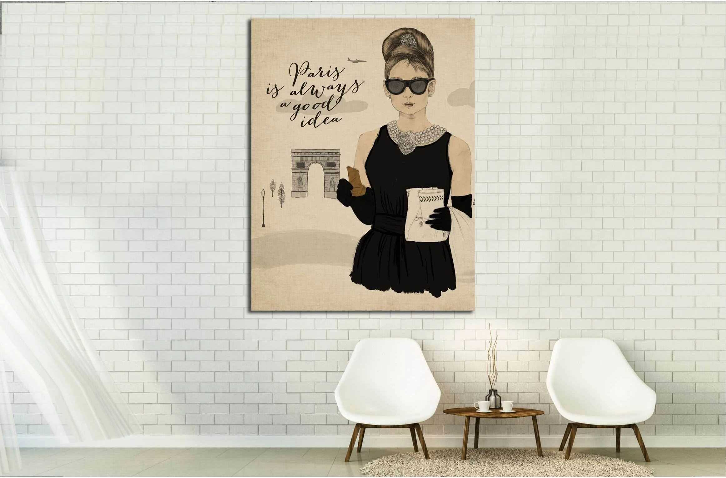 Vintage illustration №4573 Ready to Hang Canvas Print - Zellart Canvas Prints ALL_Products, s-4573