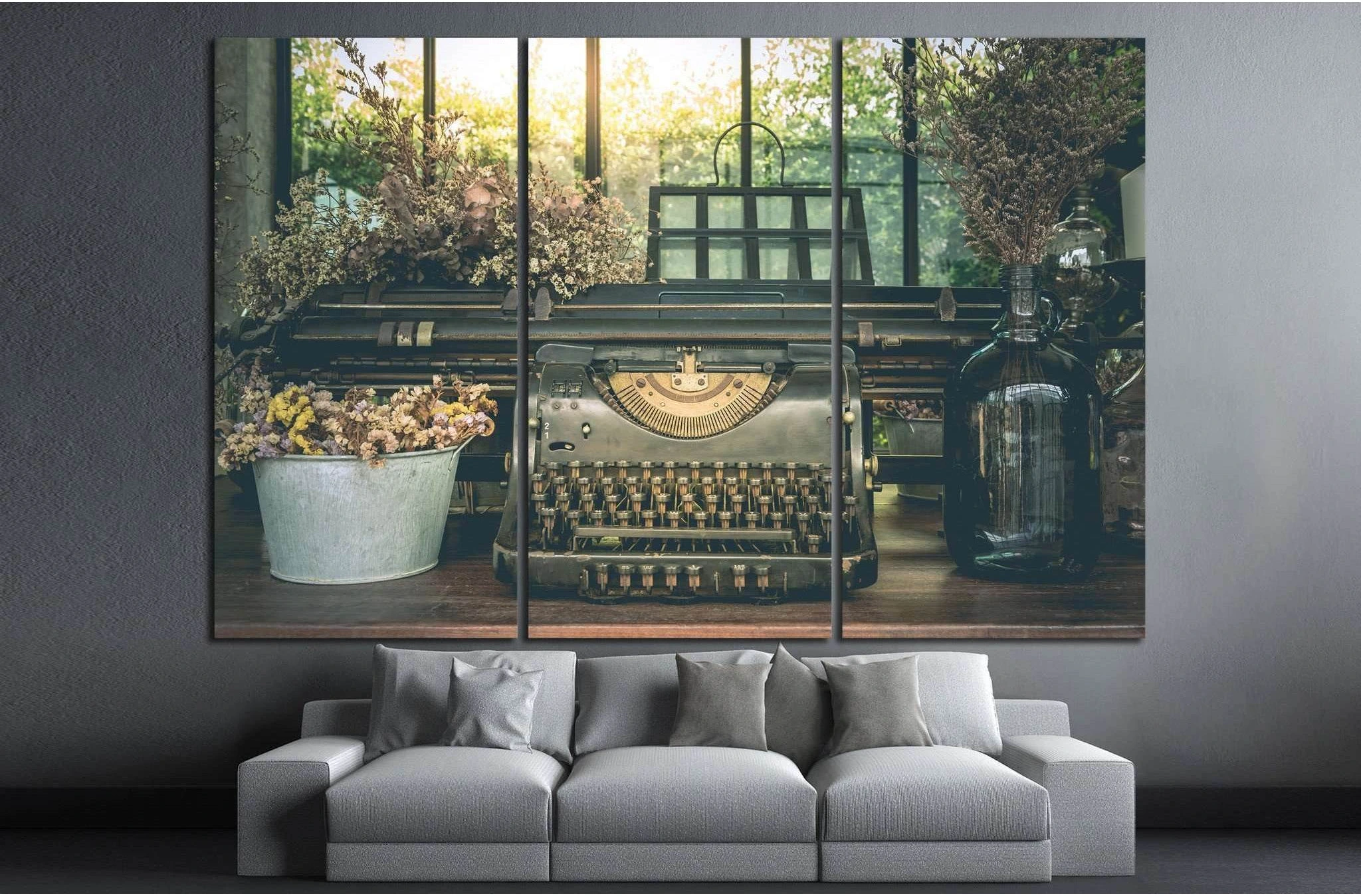 Vintage ornaments №1071 Ready to Hang Canvas Print - Zellart Canvas Prints ALL_Products, s-1071